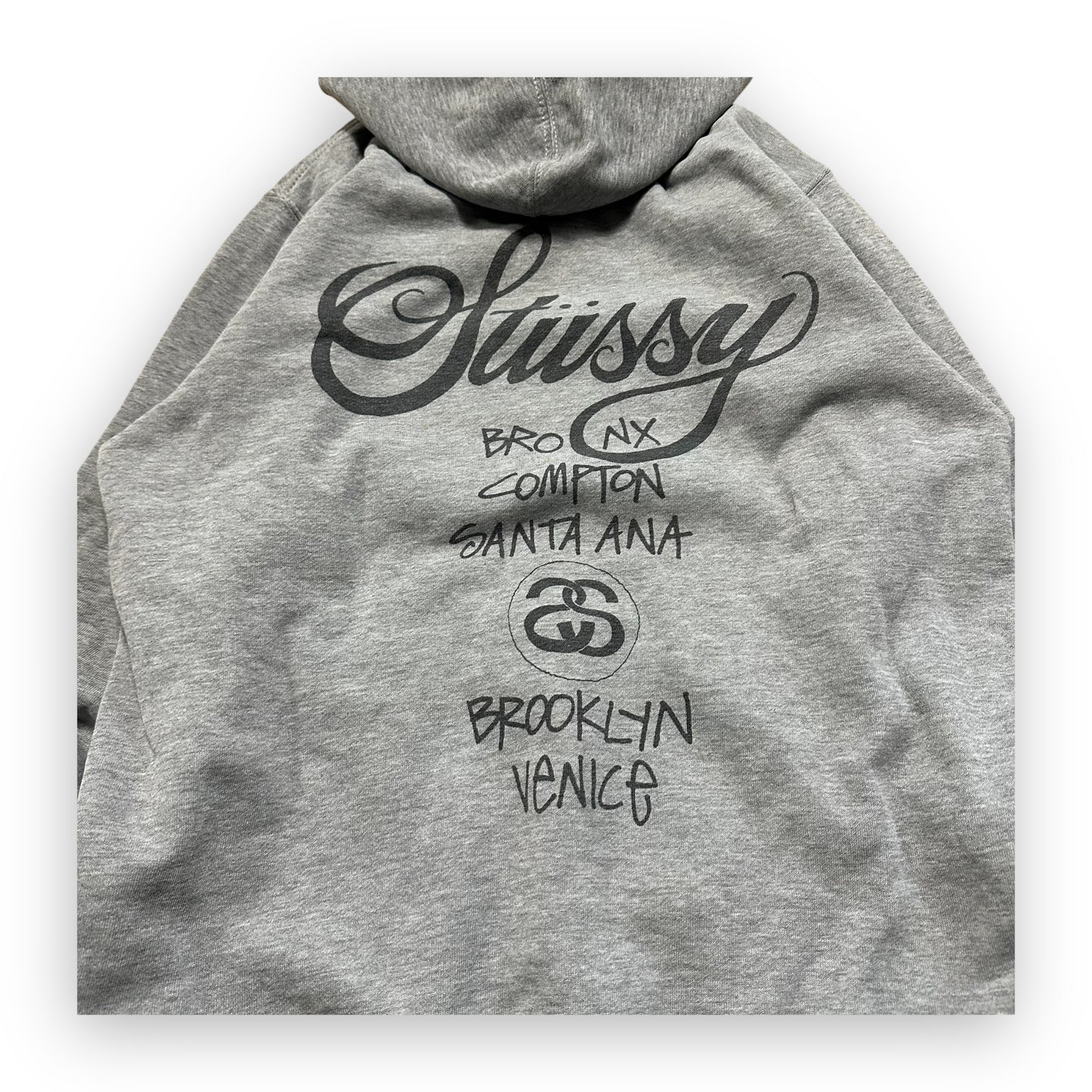 Sweatshirt Hoodie Stussy International Grey Vintage (L)