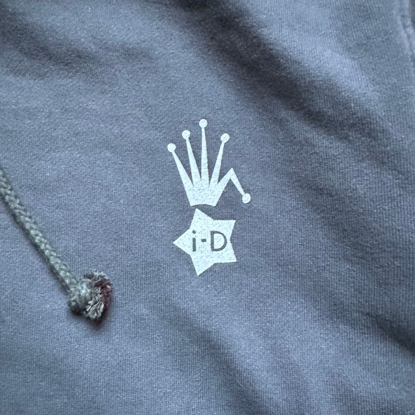 Sweatshirt Hoodie Stussy x I-D World Tour Dark Grey (M)