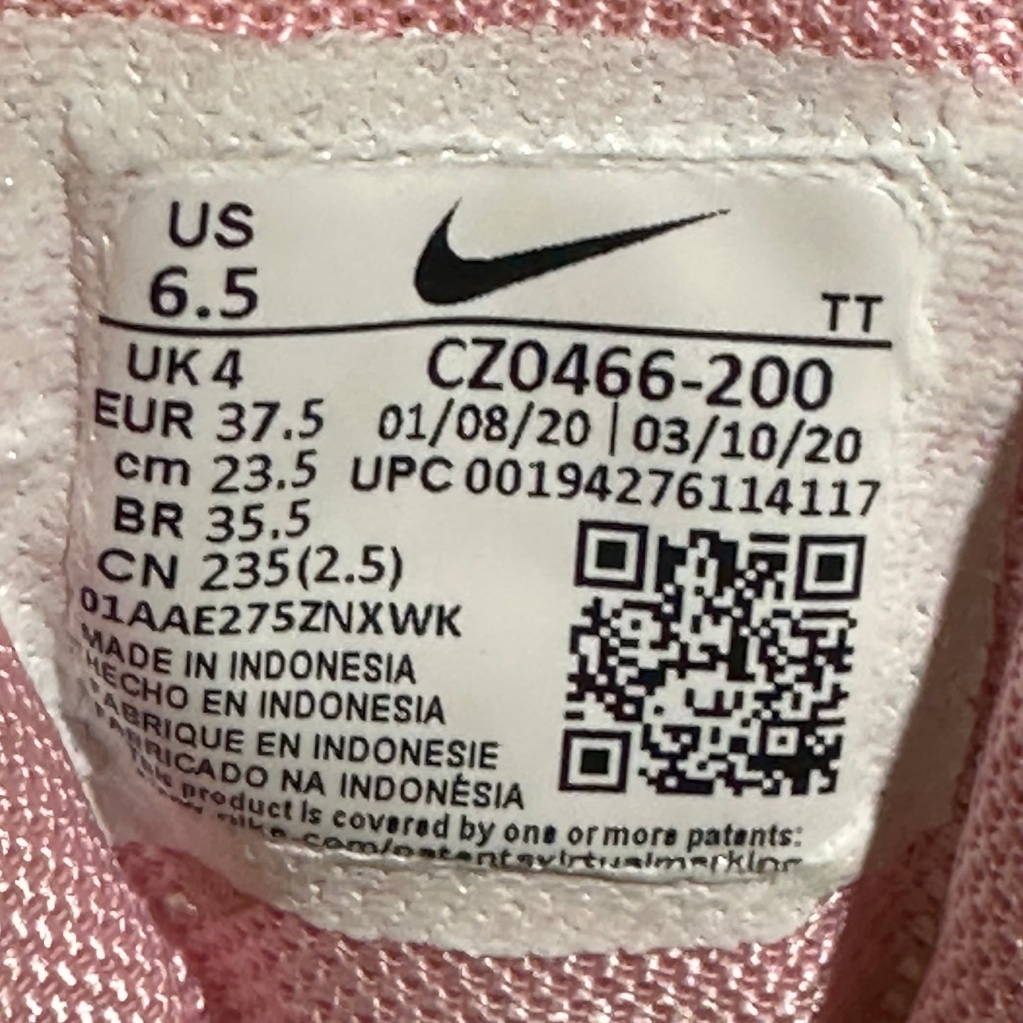 EU37.5 - US5 - UK4.5 • Air Max 95 Cuban Link Velvet Brown
