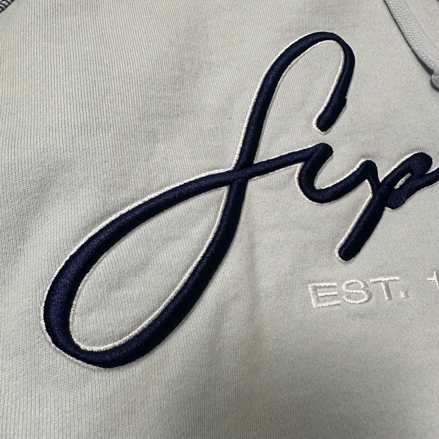 Sweatshirt Hoodie Supreme Contrast Embroidered Ice SS19 (M)