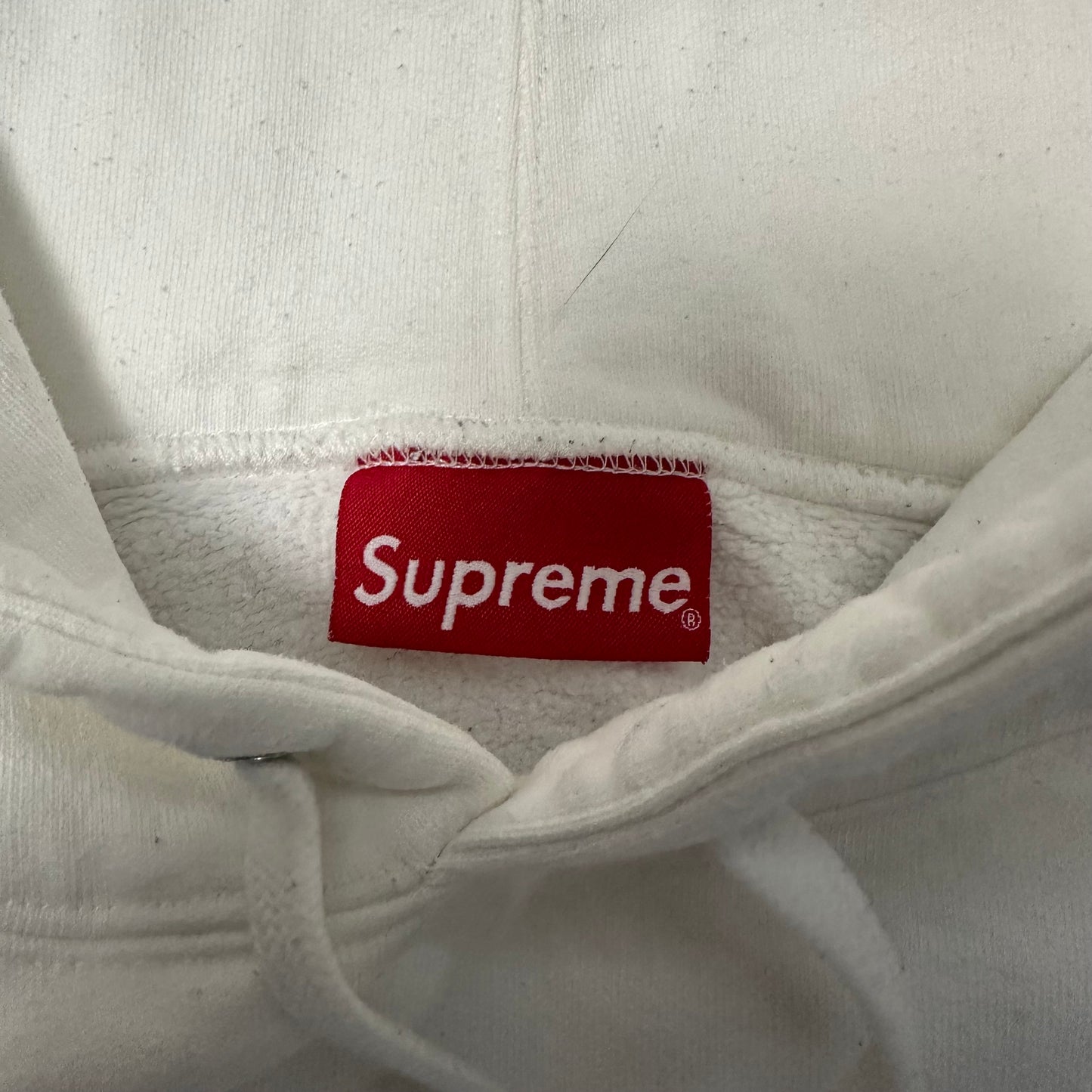 Sweatshirt Hoodie Supreme Zip Pouch White SS19 (L)