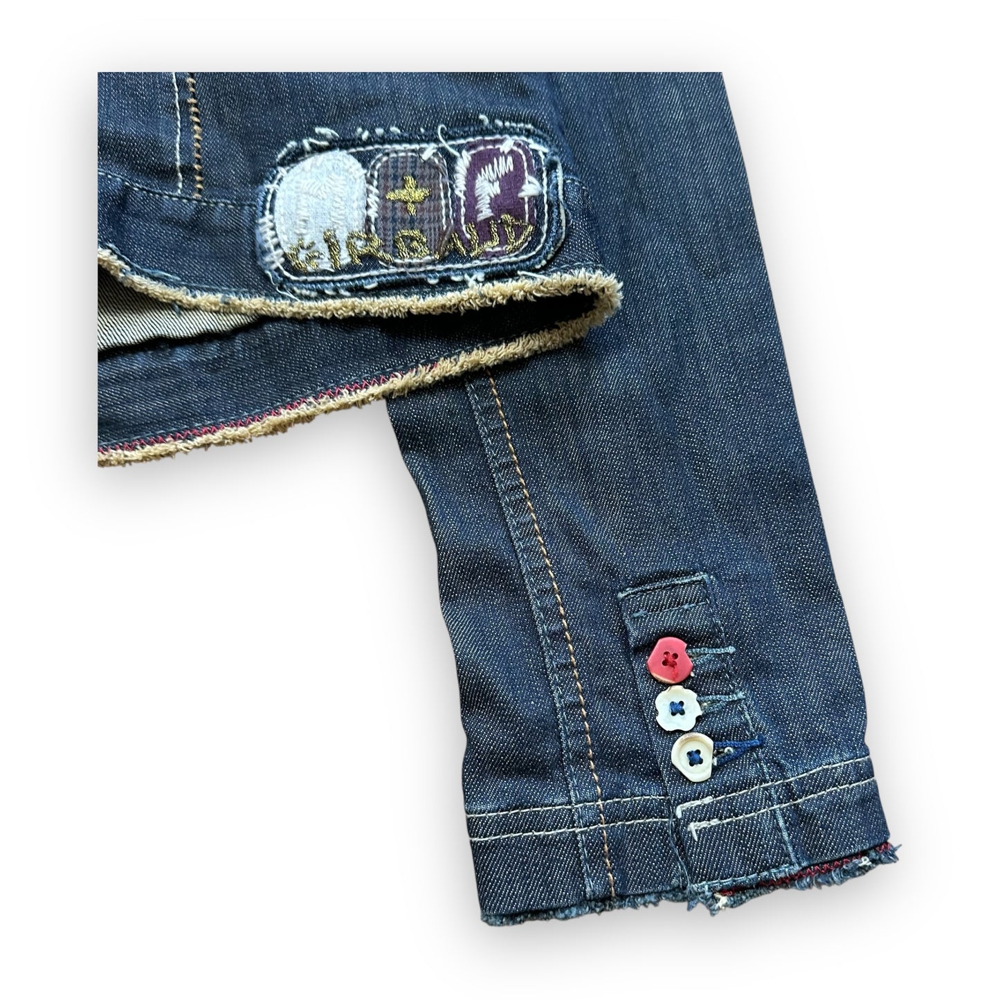 Jacket MFG Marithe Francois Gurbaud Denim Flower (S)