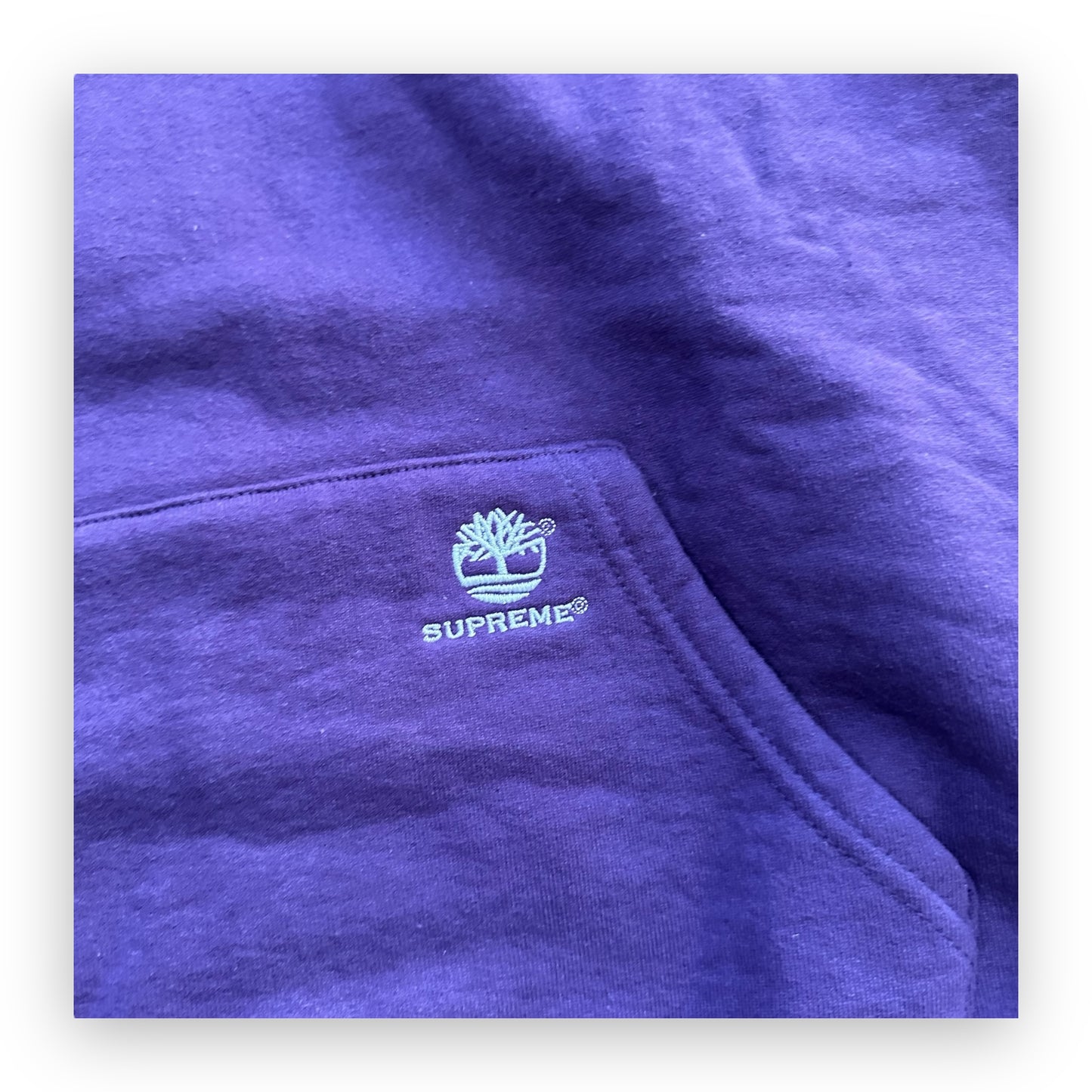 Sweatshirt Hoodie Supreme Timberland Dusty Purple FW21 (M)
