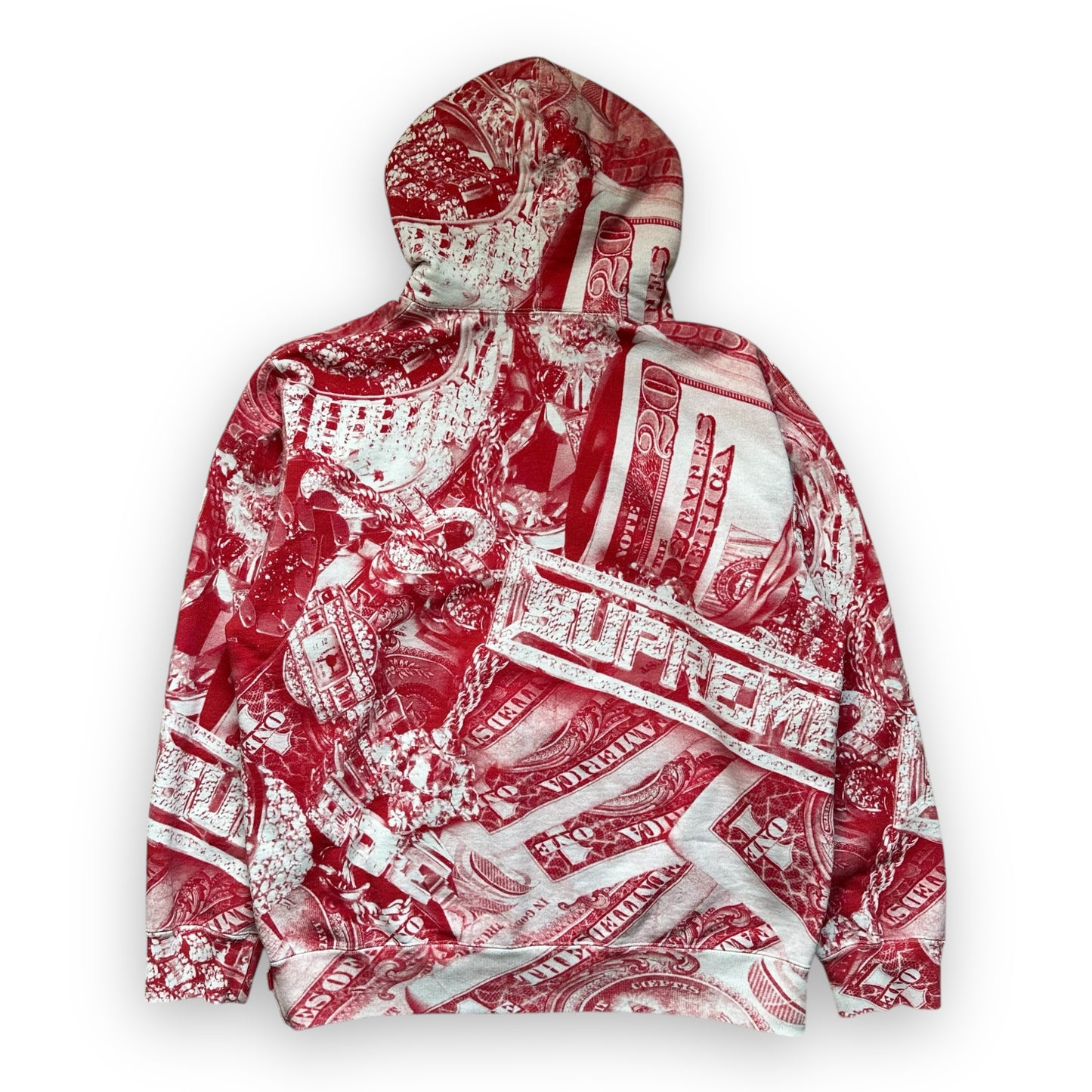 Sweatshirt Hoodie Supreme Bling Red SS20 (L)