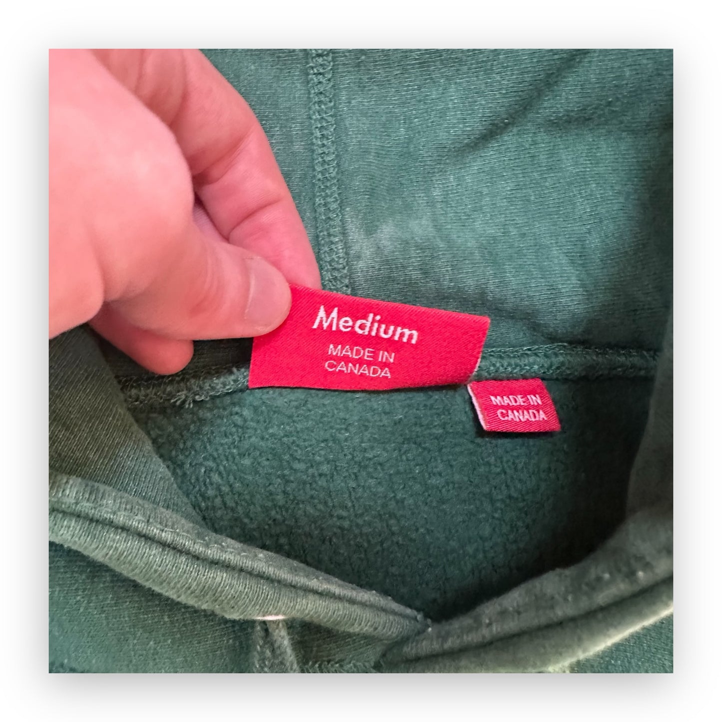 Sweatshirt Hoodie Supreme Perforated Leather Dark Green FW18 (M)