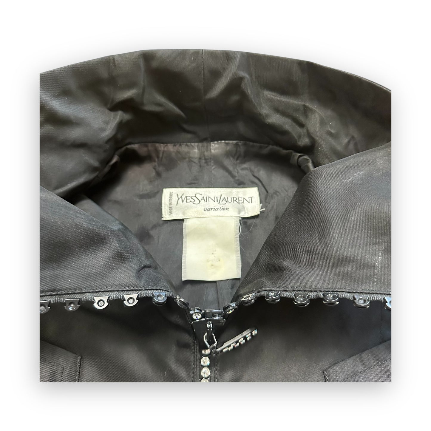 Jacket Yves Saint Laurent Strass Black vintage (M)