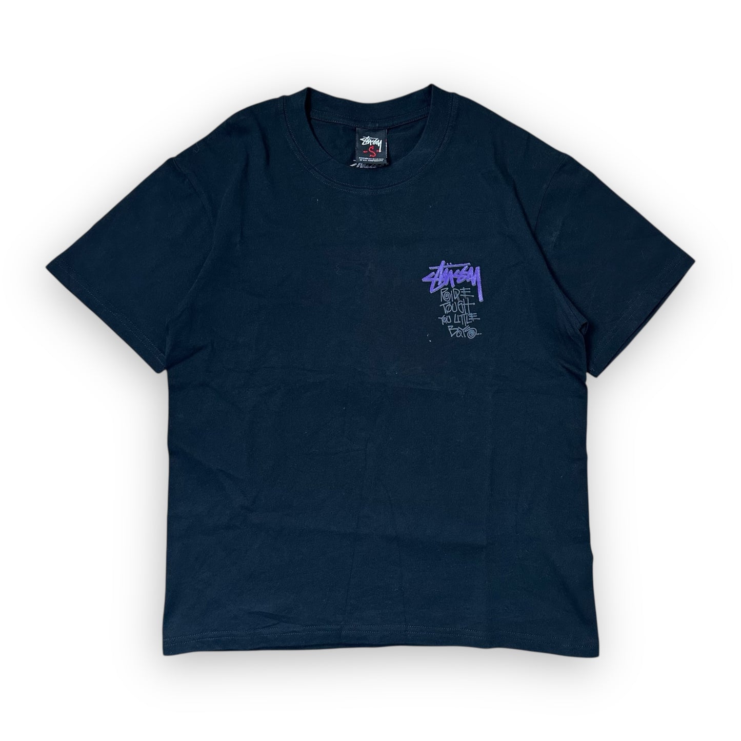 Tee Stussy Velo Black Purple vintage (S)