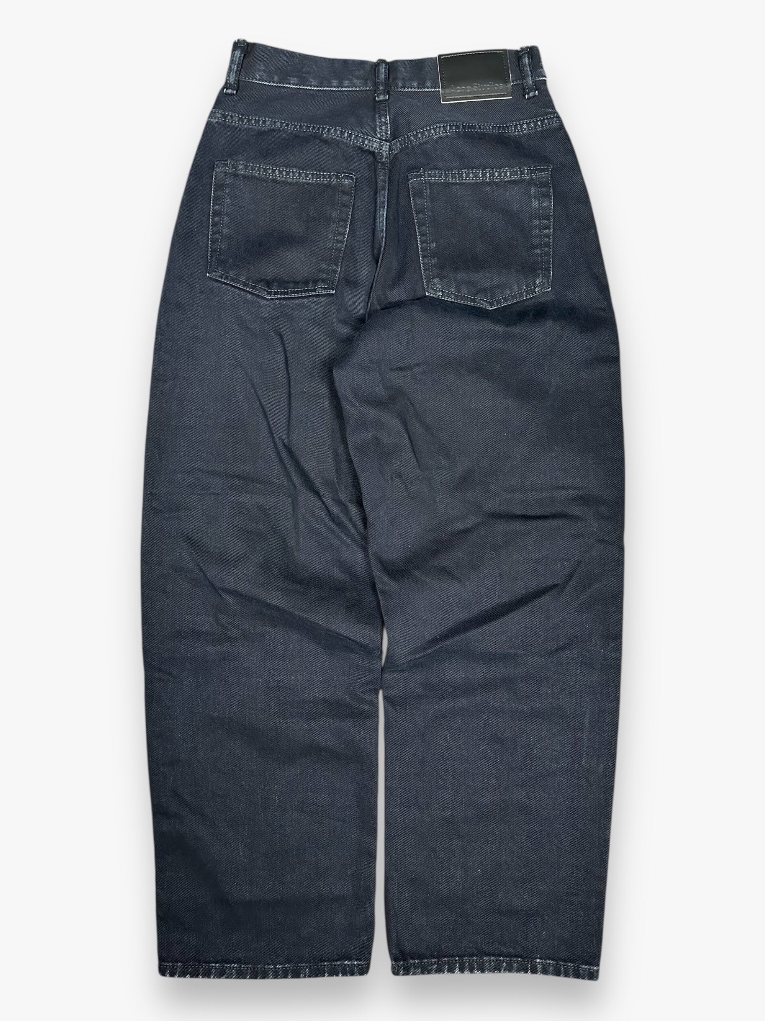 Acne Studios 1993 Black Ocean Wide-Leg Jeans – baapti.store