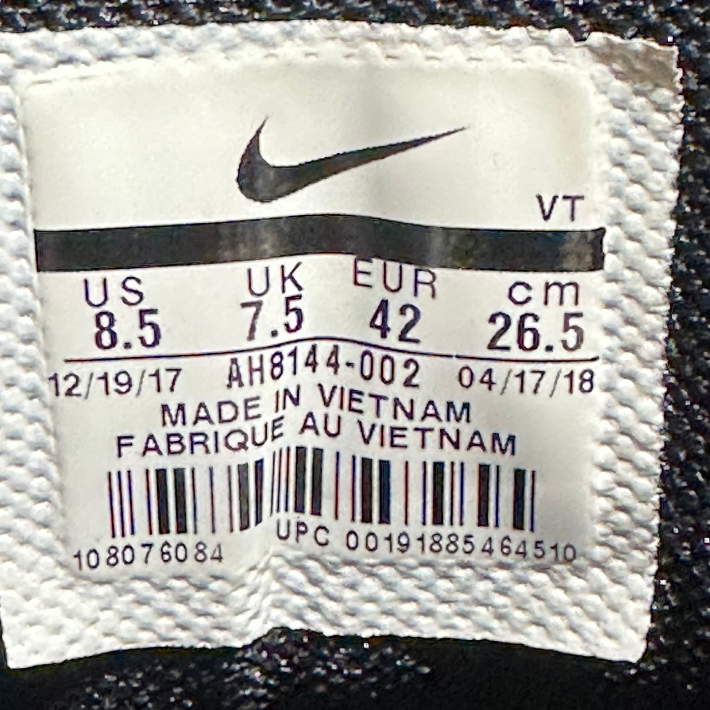 EU42 - US8.5 - UK7.5 • Air Max 97 Plus Black Shock Orange