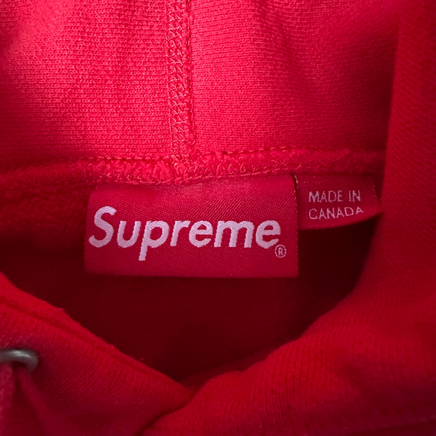 Sweatshirt Hoodie Supreme Box Logo Red FW17 (L)