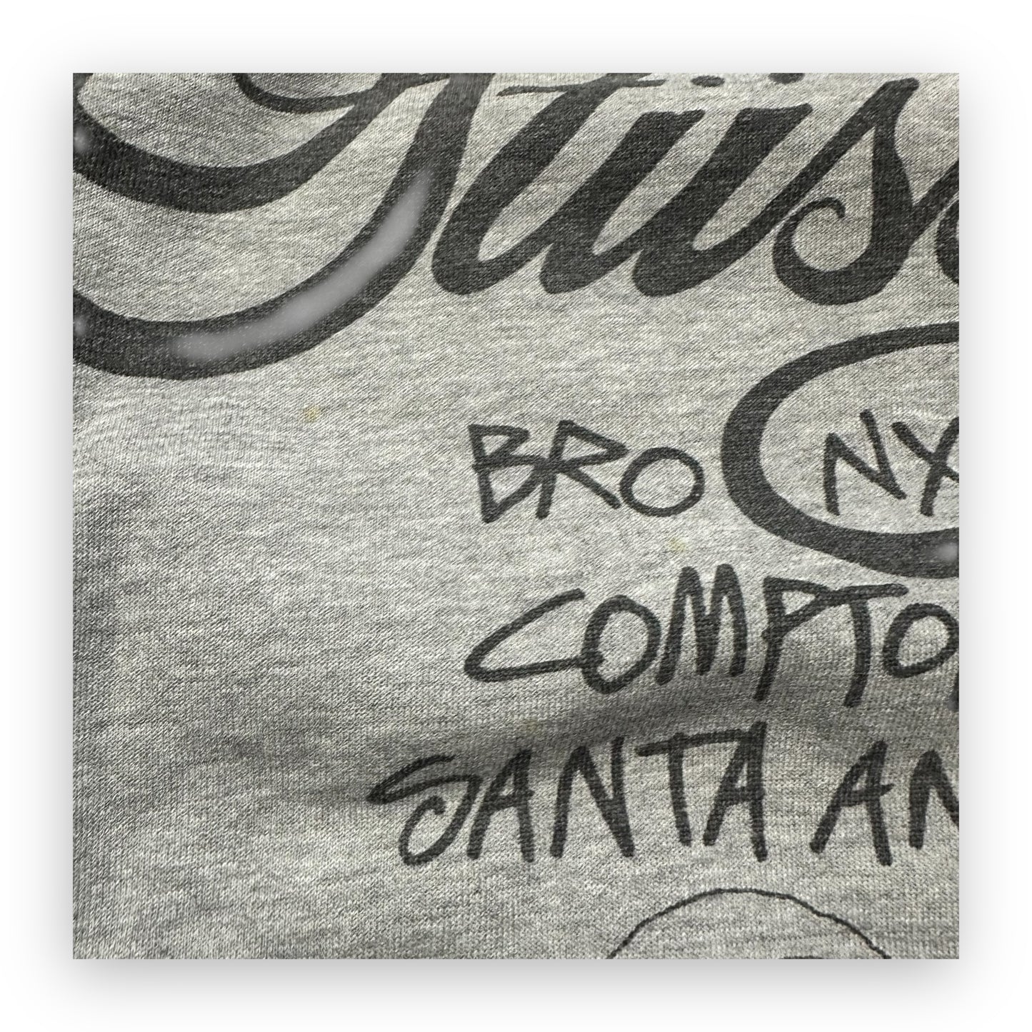 Sweatshirt Hoodie Stussy International Grey Vintage (L)