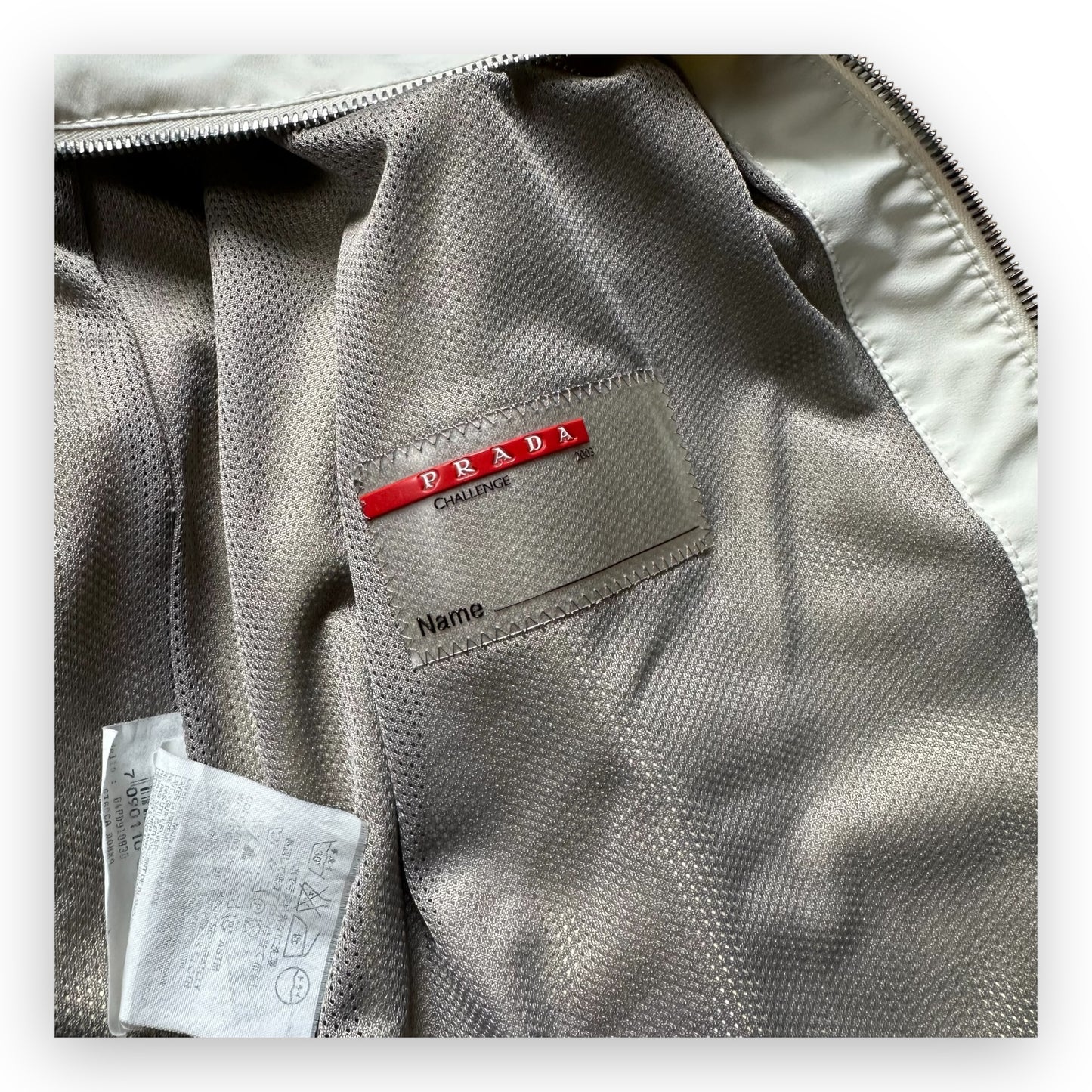 Jacket Prada Sport Nylon Gore-Tex White (L)
