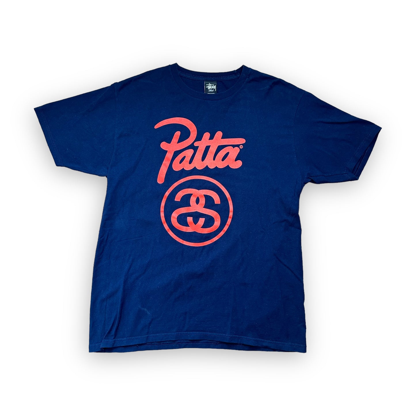 Tee Stussy Patta Navy Red (L)