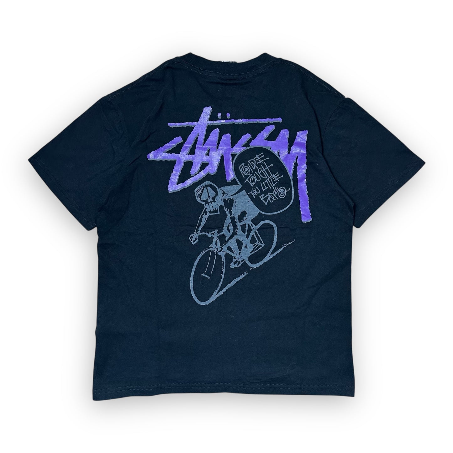 Tee Stussy Velo Black Purple vintage (S)