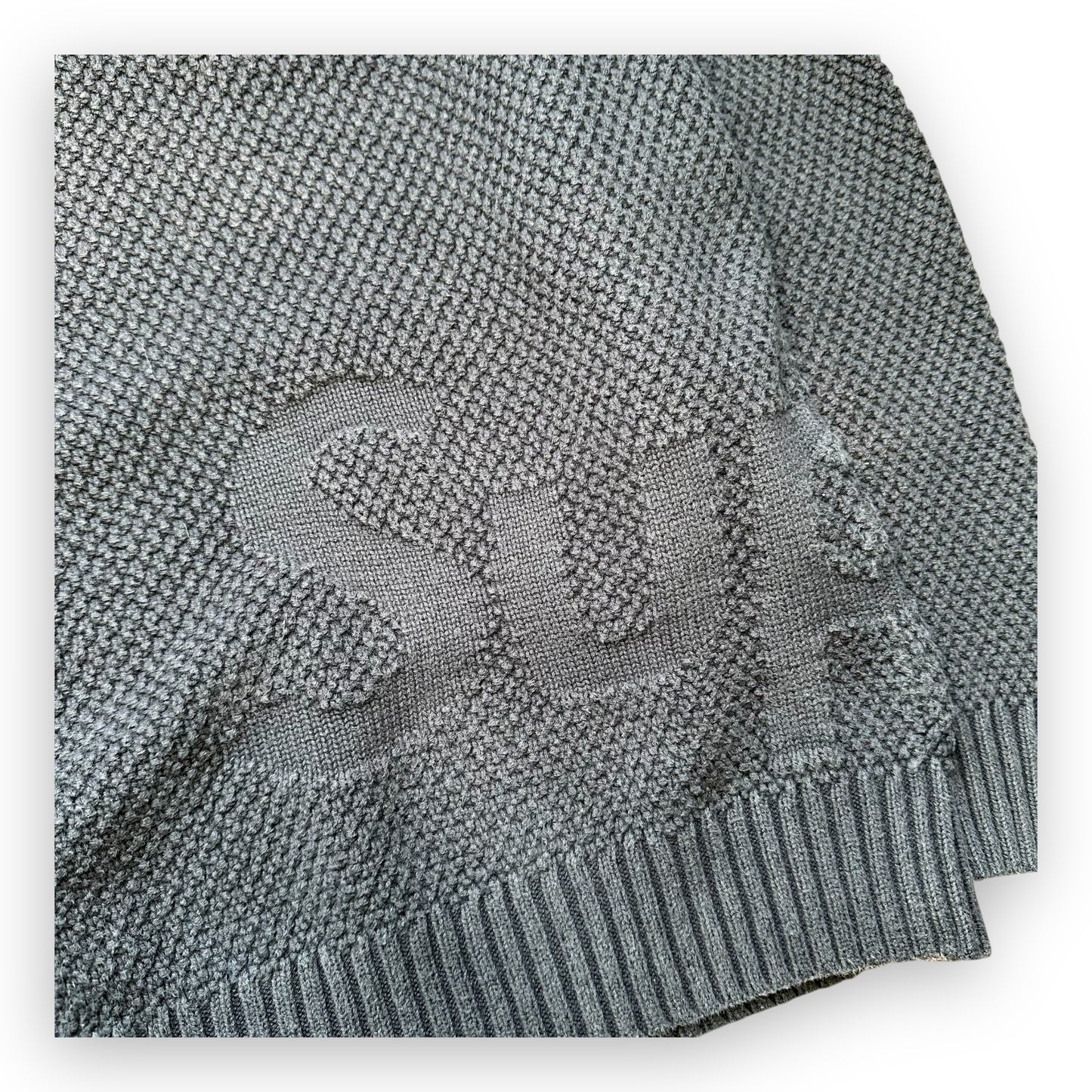 Sweater Supreme Textured Small Box Navy FW20