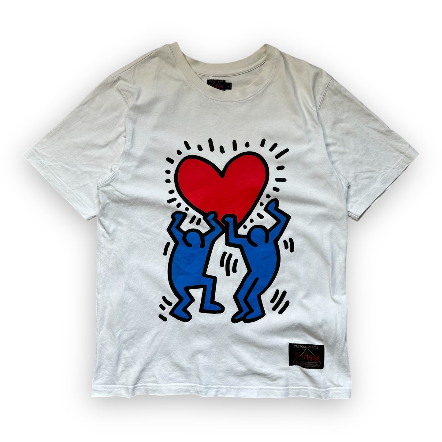 Tee Evisu x Keith Haring White (L)