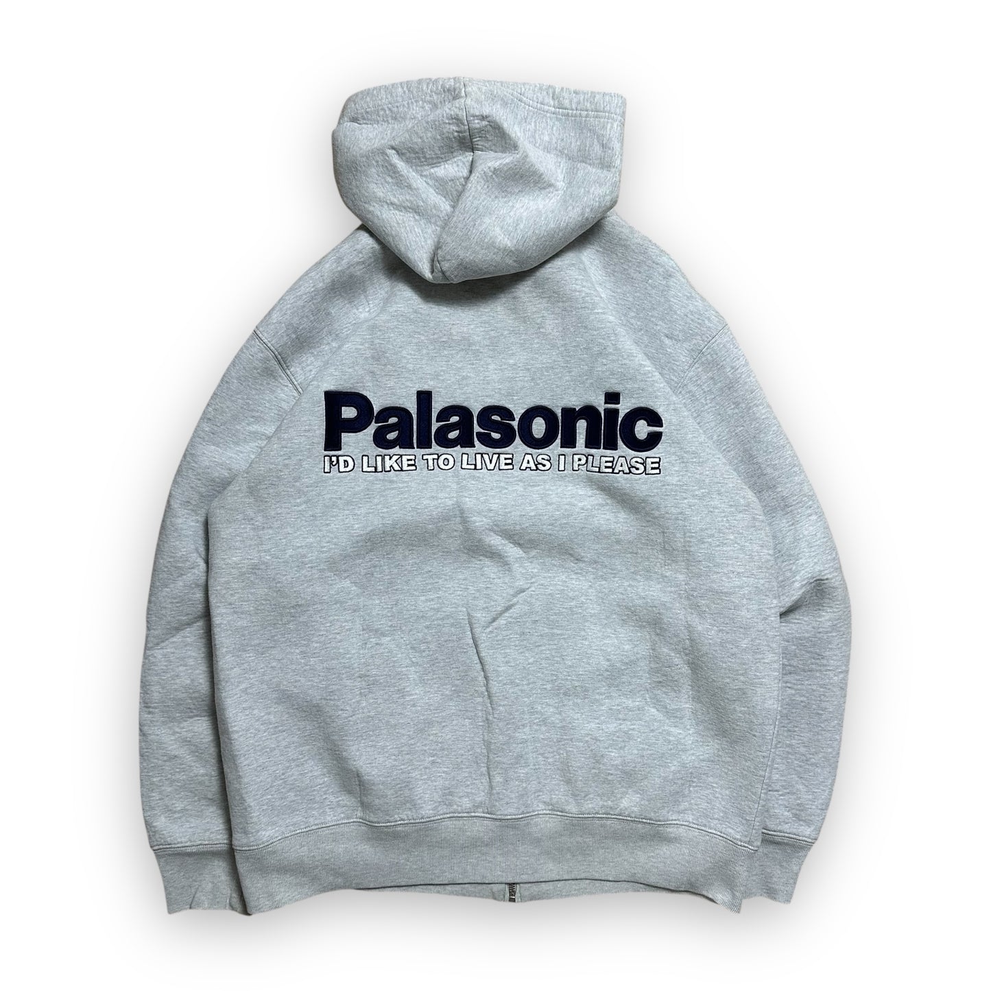 Sweatshirt Hoodie Zip Palace Palasonic Grey (L)