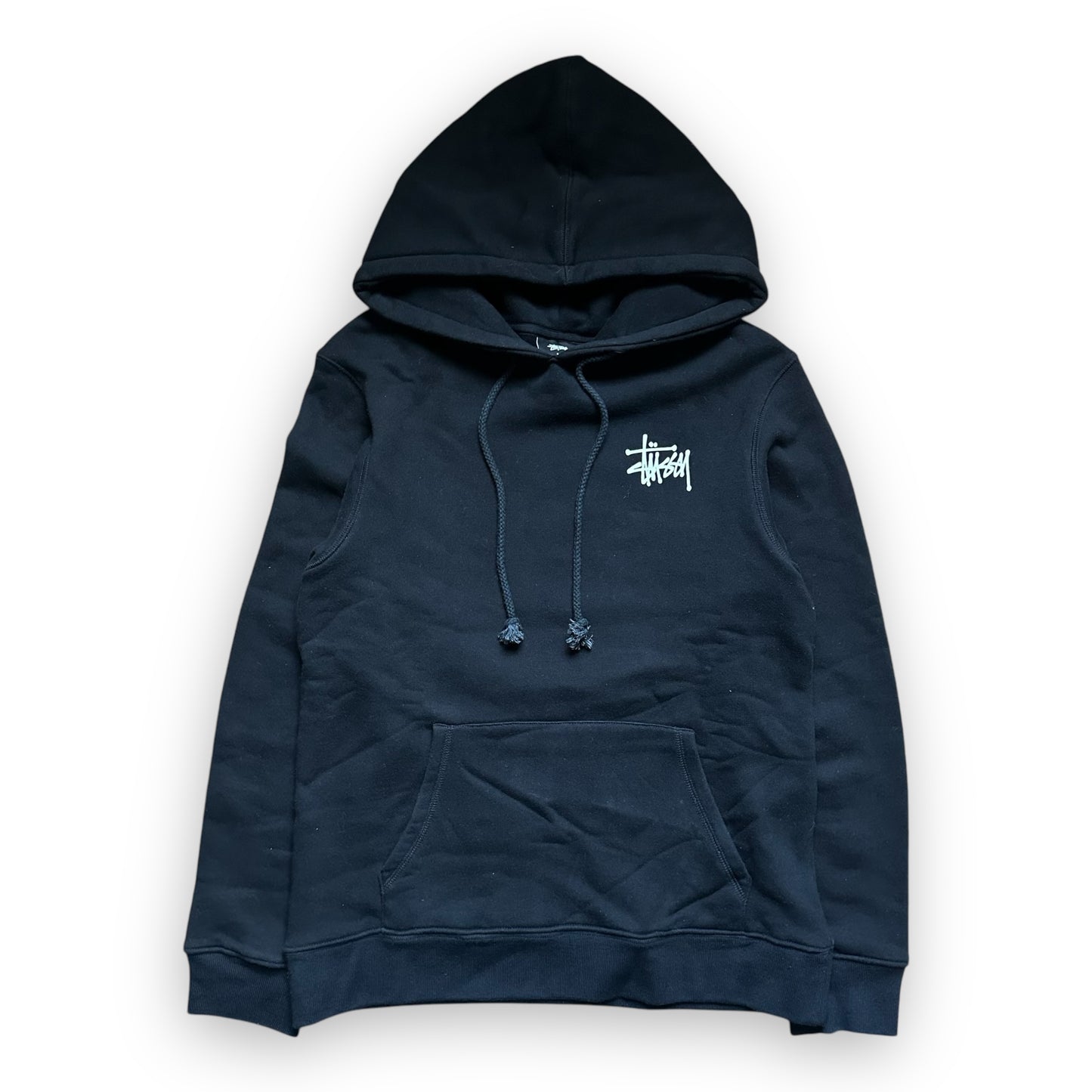 Sweatshirt Hoodie Stussy Spell Out Black (M)