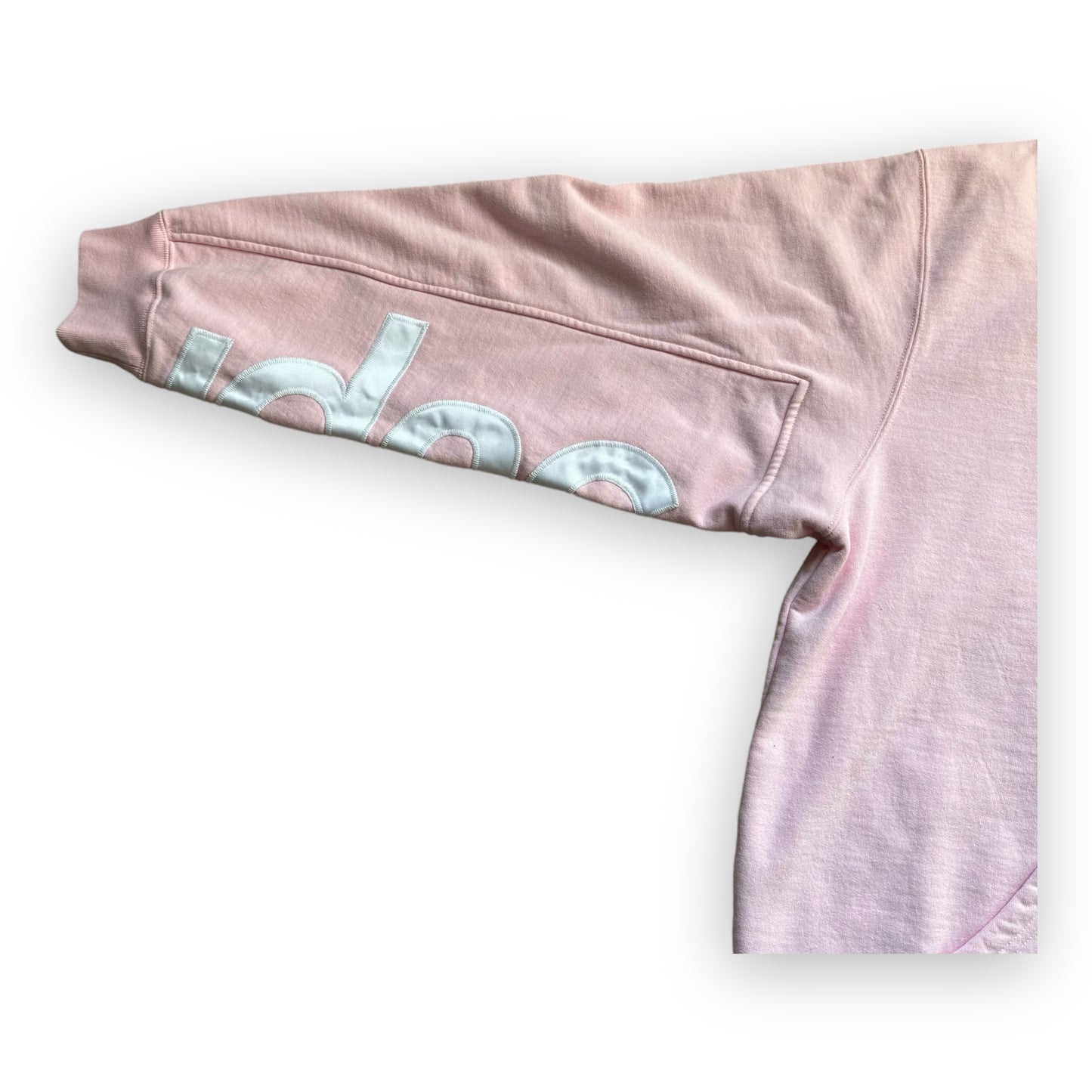 Sweatshirt Hoodie Supreme Cropped Panels Light Pink SS22 (L)