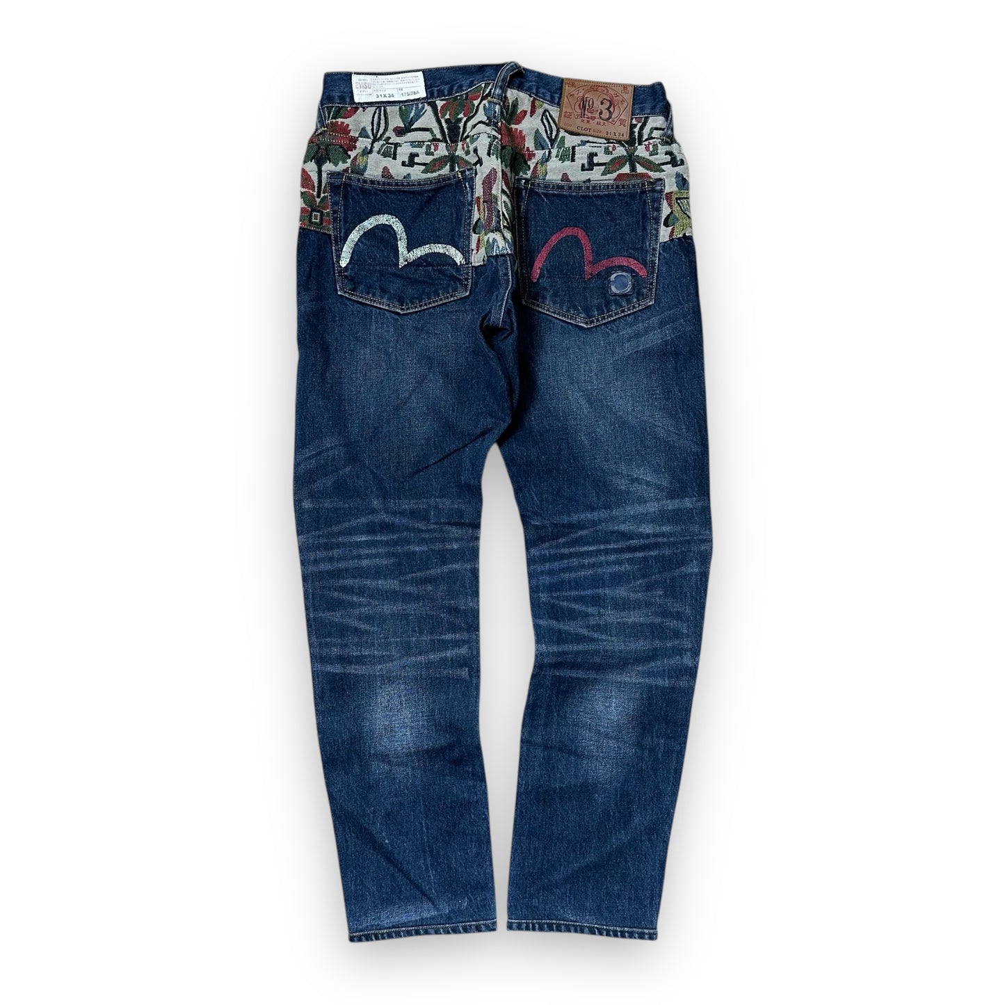 Jeans Evisu Seagull x Clot Embroidery (S)