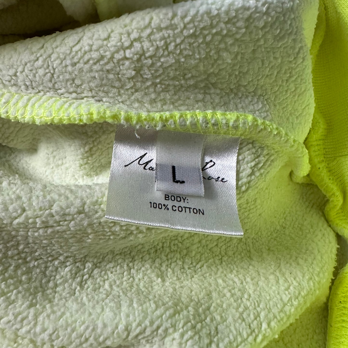 Sweatshirt Hoodie Martine Rose Embroidered Neon (L)