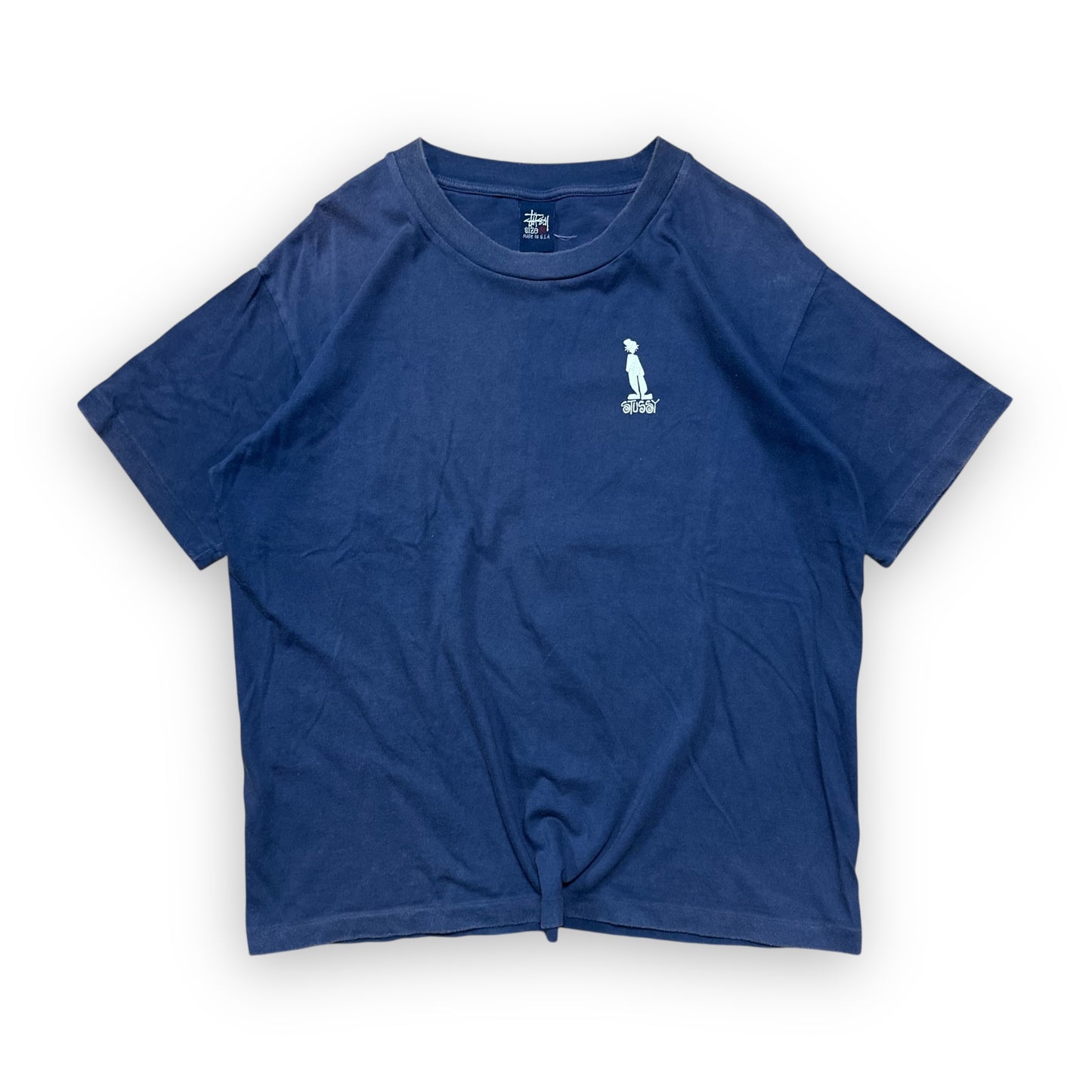 Tee Stussy Man Navy Single Stitch vintage 90’s (M)