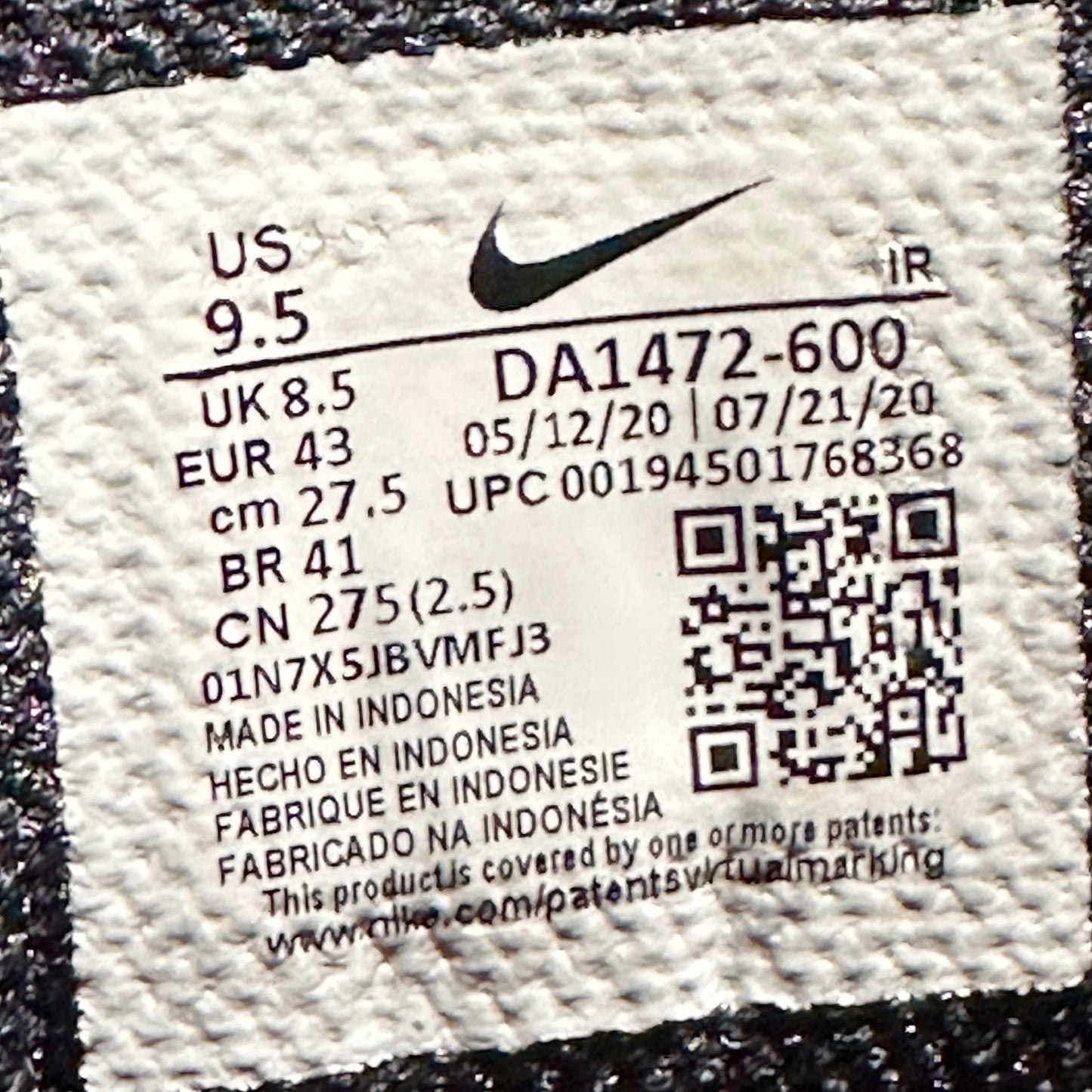 EU43 - US9.5 - UK8.5 • Air Max Plus TN Supreme Black