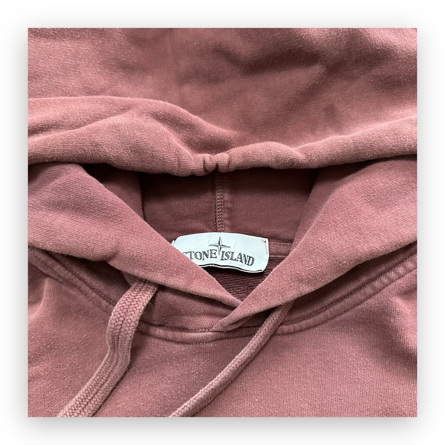 Sweatshirt Hoodie Stone Island Burgundy (S)