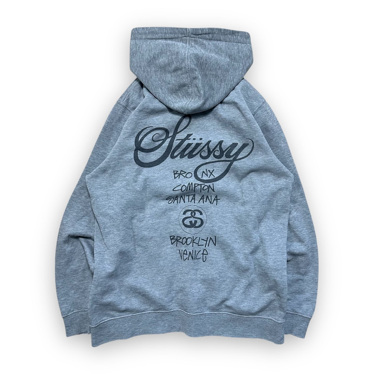 Sweatshirt Hoodie Stussy International Grey Vintage (L)