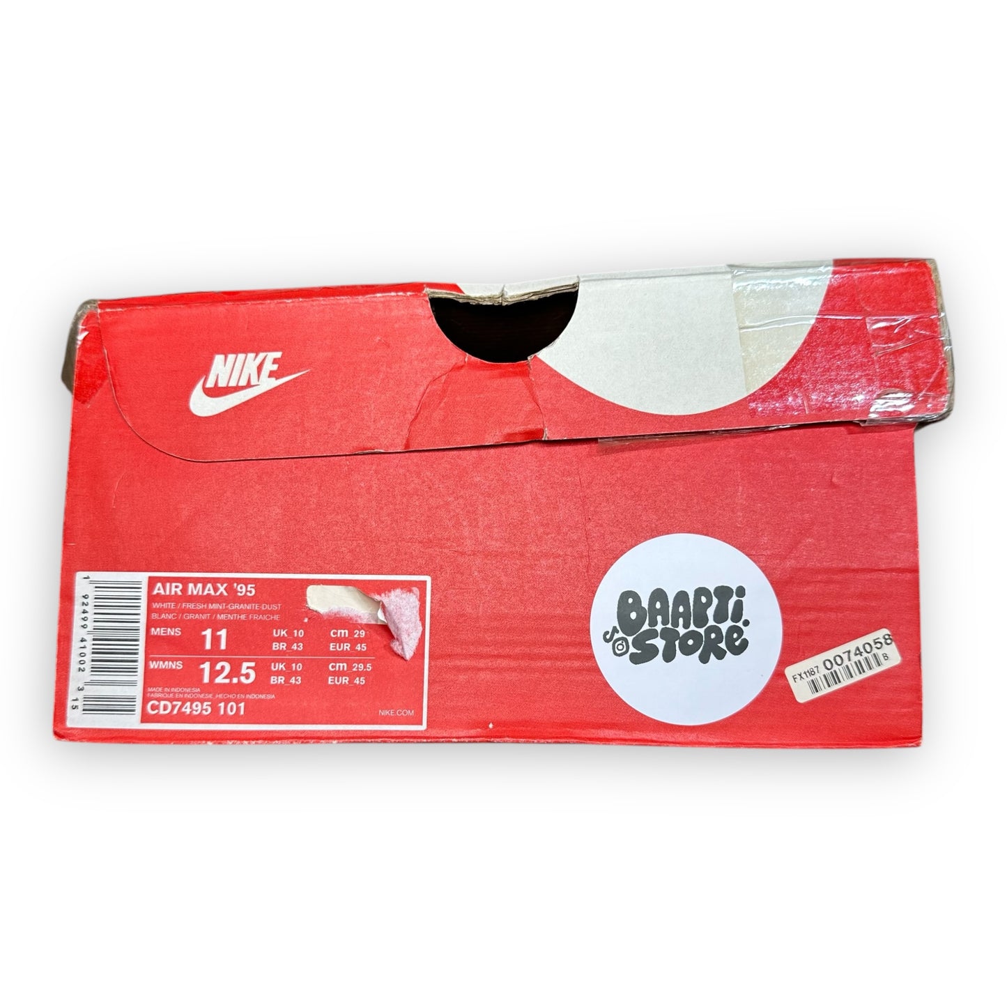 EU45 - US11 - UK10 • Air Max 95 OG Fresh Mint