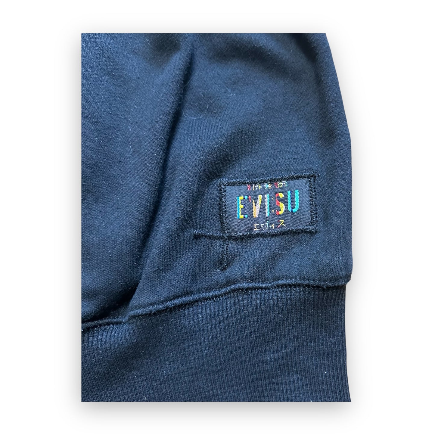 Sweatshirt Hoodie Zip Evisu Black Gold (M)