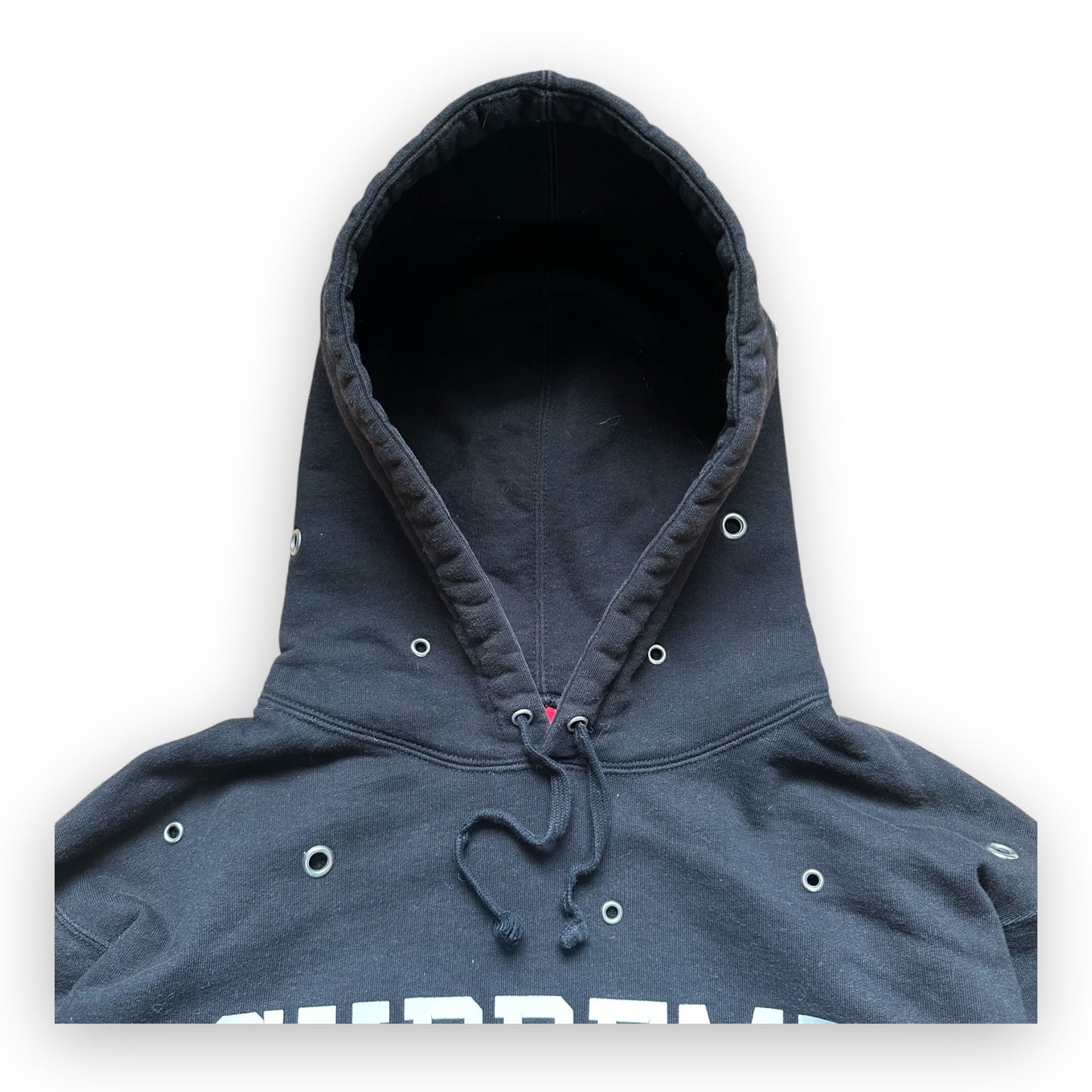 Sweatshirt Hoodie Supreme Eyelet Black SS20 (M)