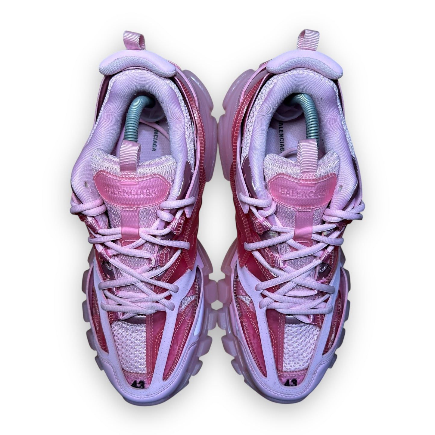 EU43 - US9.5 - UK8.5 • Balenciaga Track Clear Sole Pink