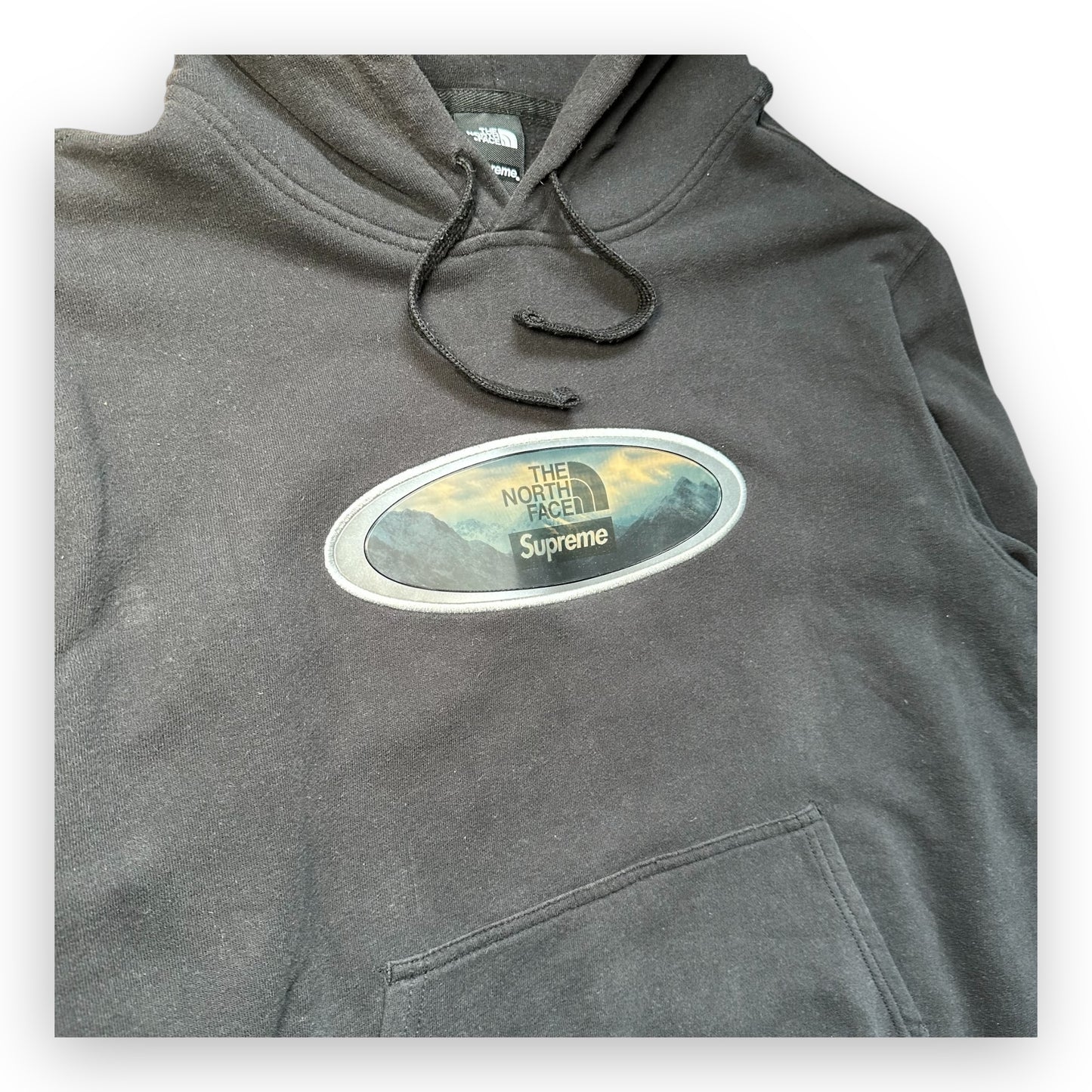 Sweatshirt Hoodie Supreme The North Face Lenticular Mountains Black FW21 (M)