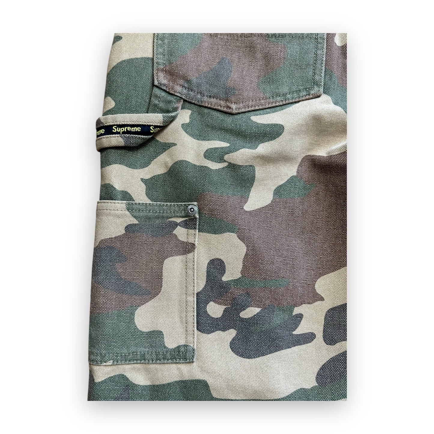 Pant Supreme Double Knee Painter Woodland Camo SS23 (L)