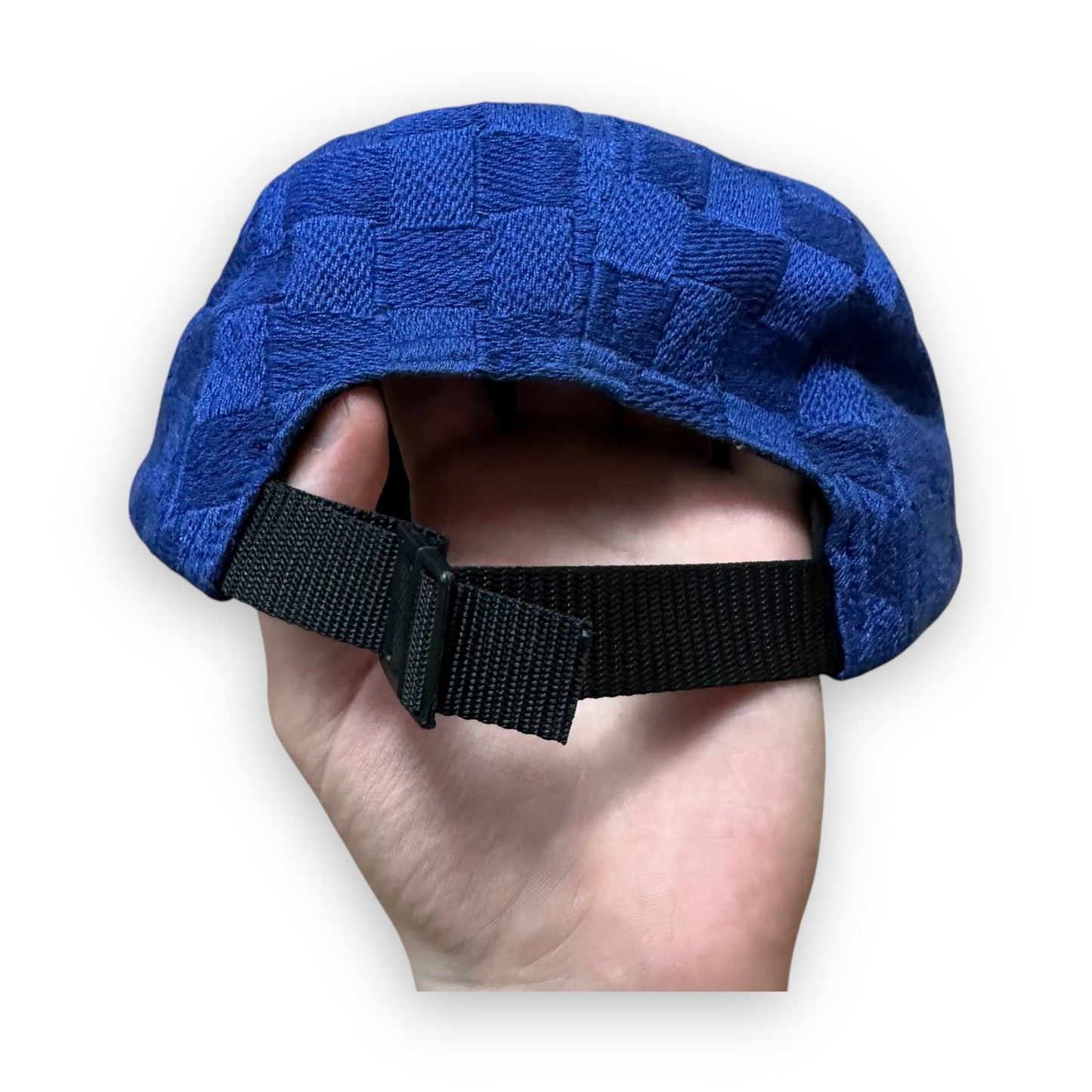 Cap Supreme Checker Weave Camp Royal FW17