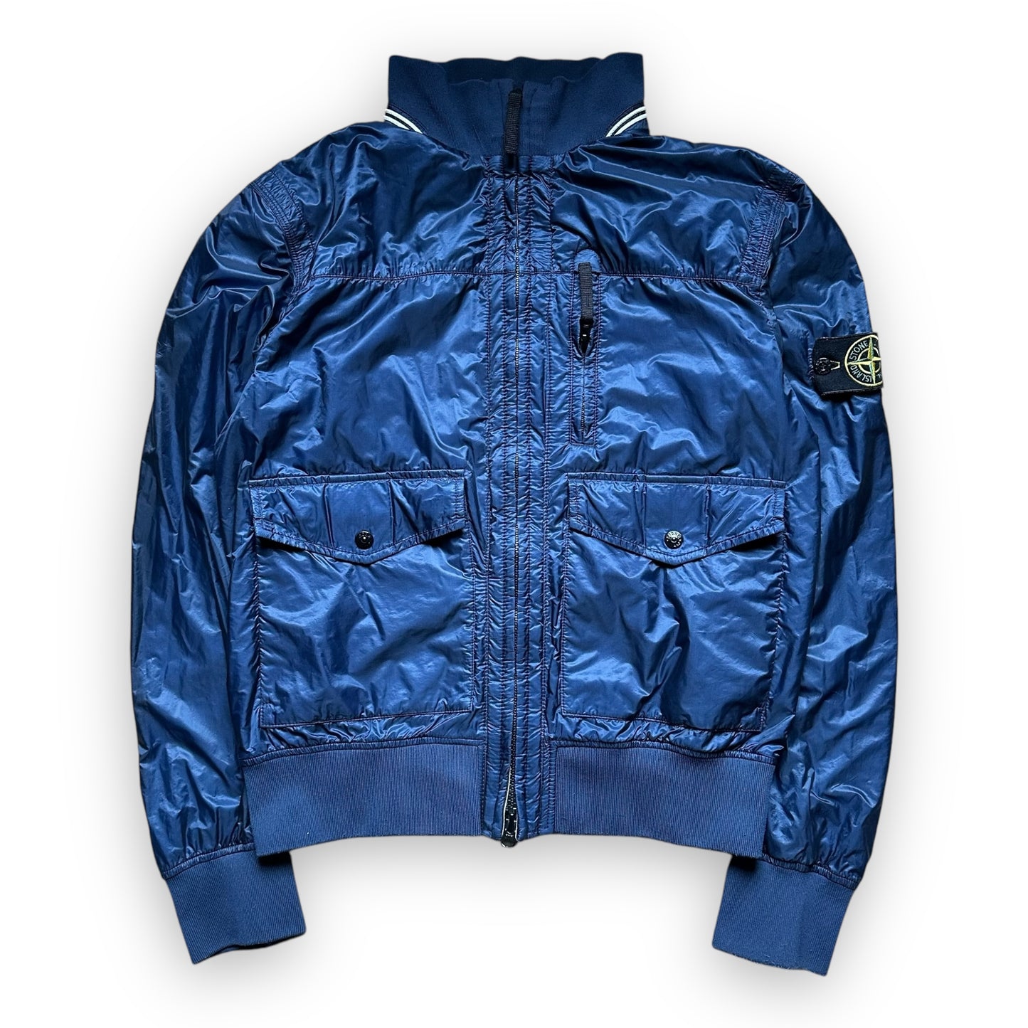 Jacket Stone Island Micro Rip Stop 7 Dentyvek Shield Navy SS12 (M)