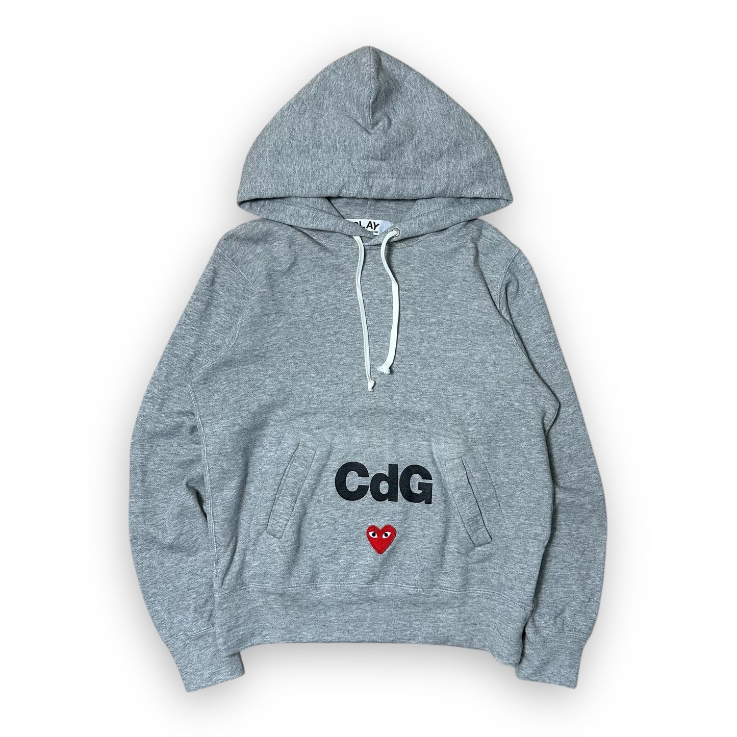 Sweatshirt Hoodie CDG Play Grey (S)