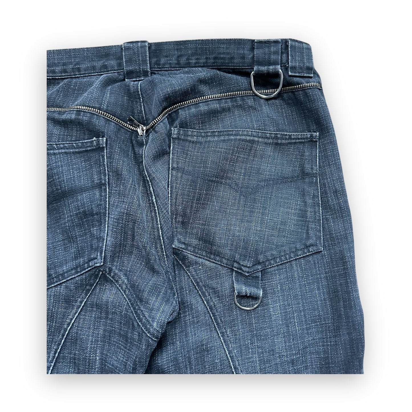 Jeans Versace Flare Technical Multi Zip vintage (L)