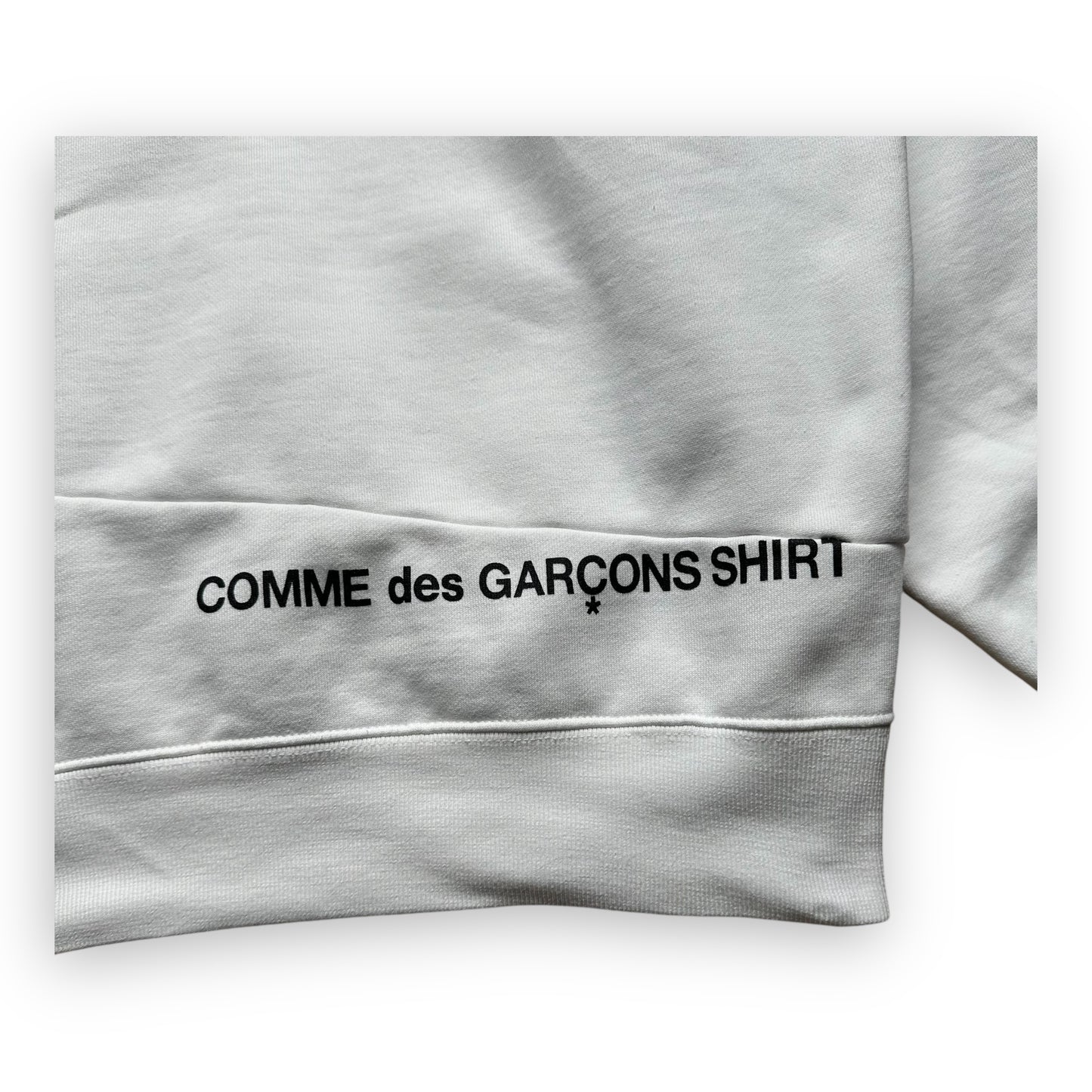 Sweatshirt Hoodie Supreme Comme des Garcons SHIRT Split Box Logo White FW18 (L)