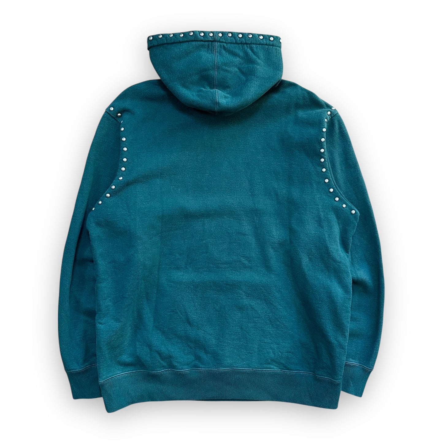 Sweatshirt Hoodie Supreme Studded Dark Green FW18 (M)