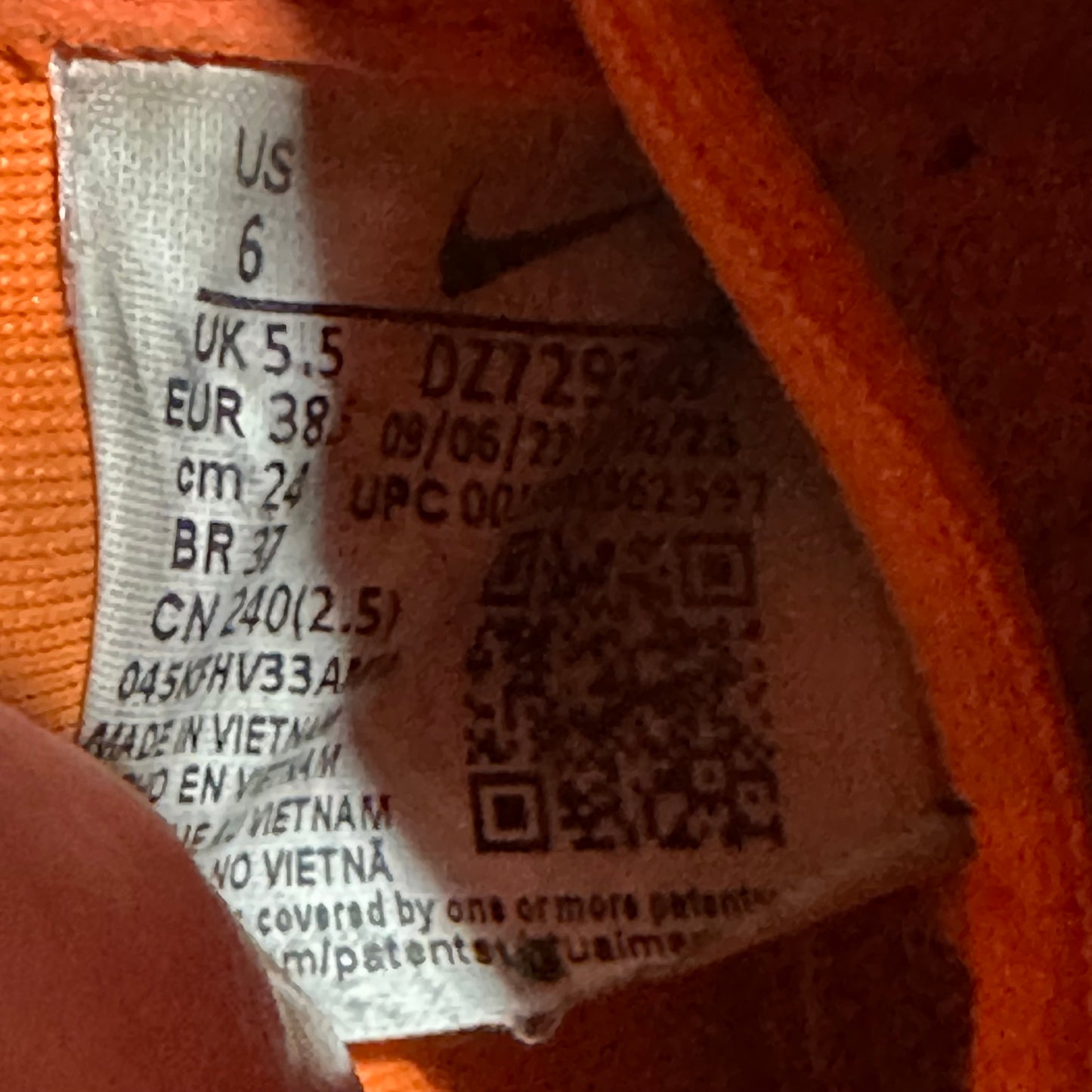 EU38.5 - US6 - UK5.5 • Hot Step 2 NOCTA Total Orange