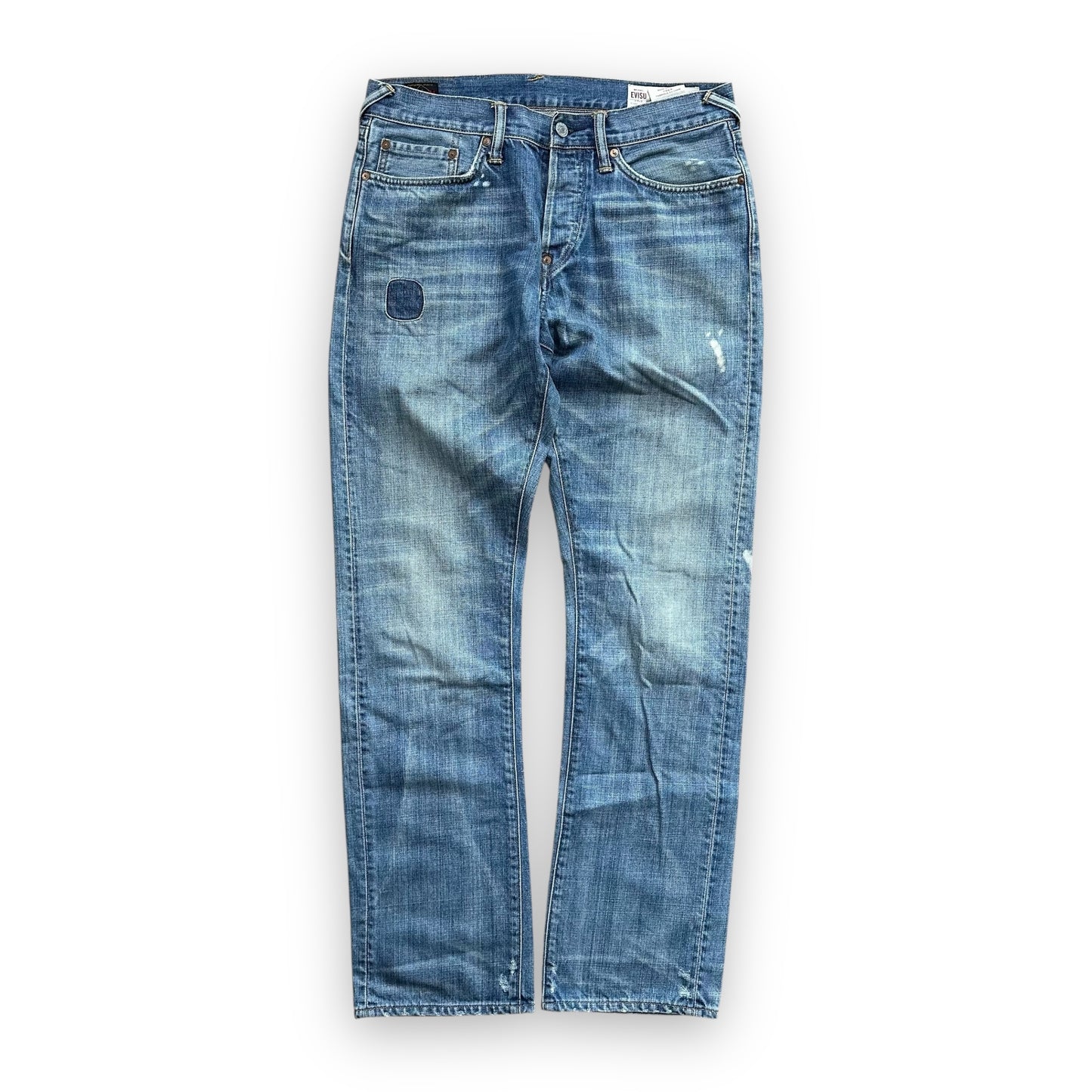 Jeans Evisu Seagull Faded Effect Lot 2008 Purple (M)