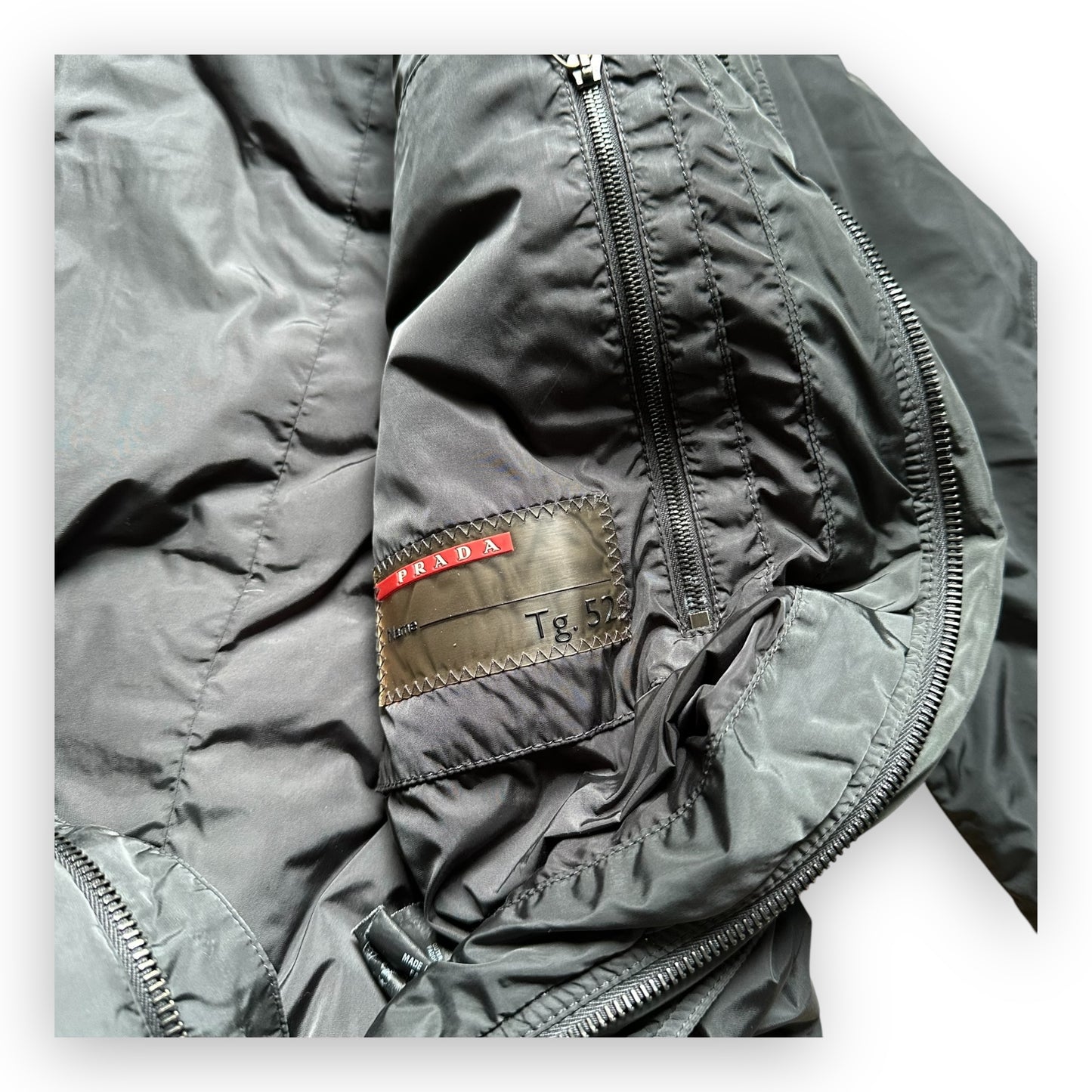Jacket Prada Sport Work Nylon Dark Grey FW08 (L)