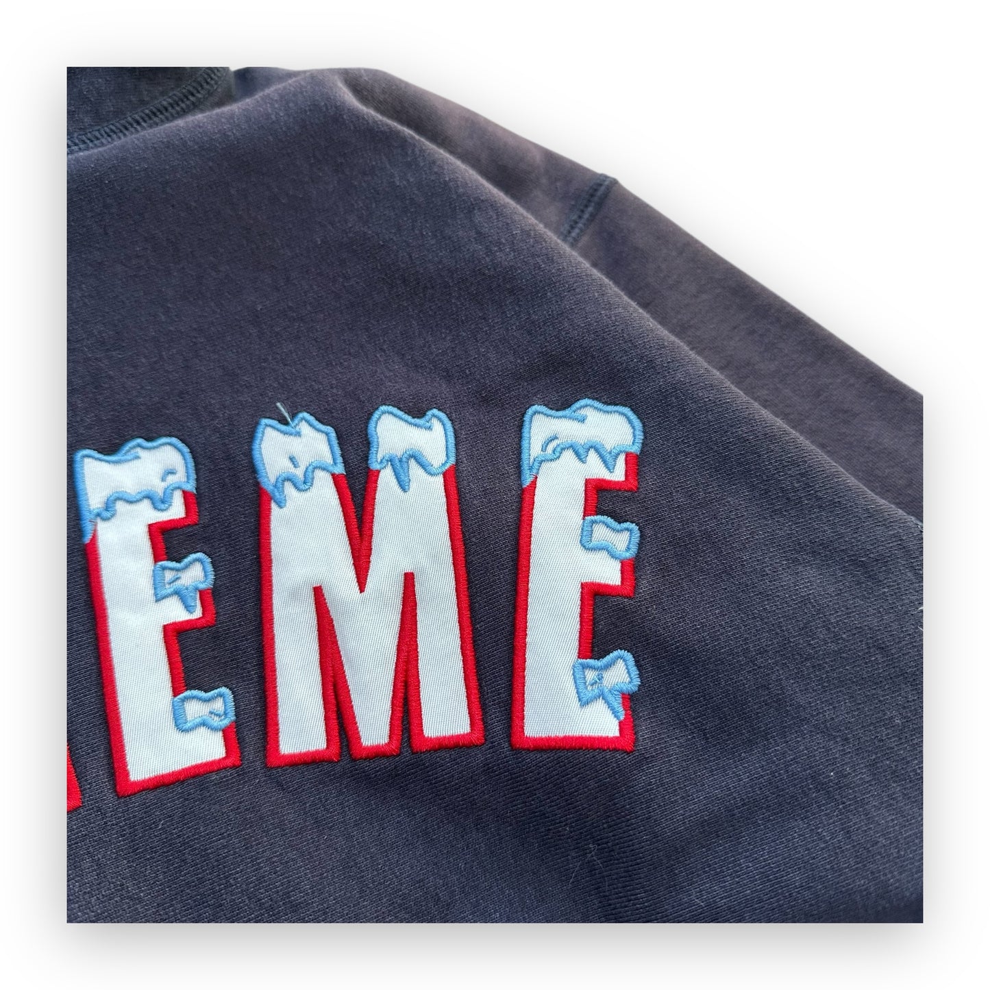 Sweatshirt Hoodie Supreme Icy Arc Navy SS20 (M)