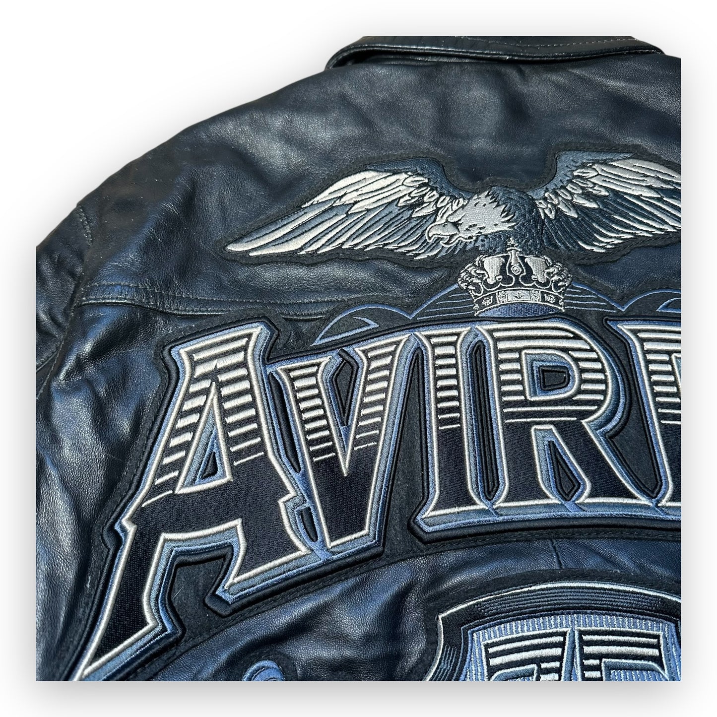 Jacket Avirex Leather Flight Black vintage (M)
