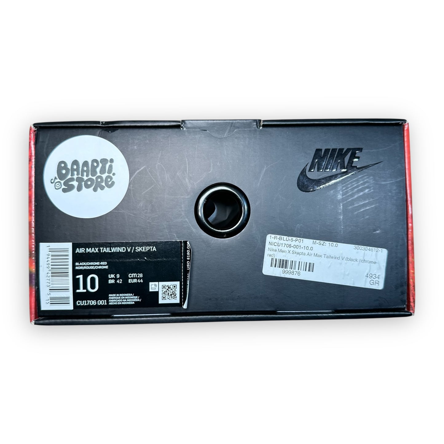 EU44 - US10 - UK9 • Air Max Tailwind 5 Skepta Bloody Chrome
