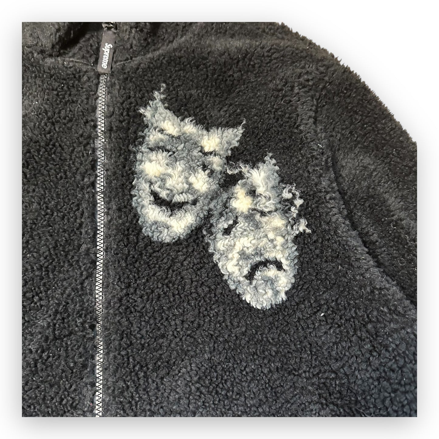 Jacket Supreme Fleece Drama Mask Black SS20 (L)
