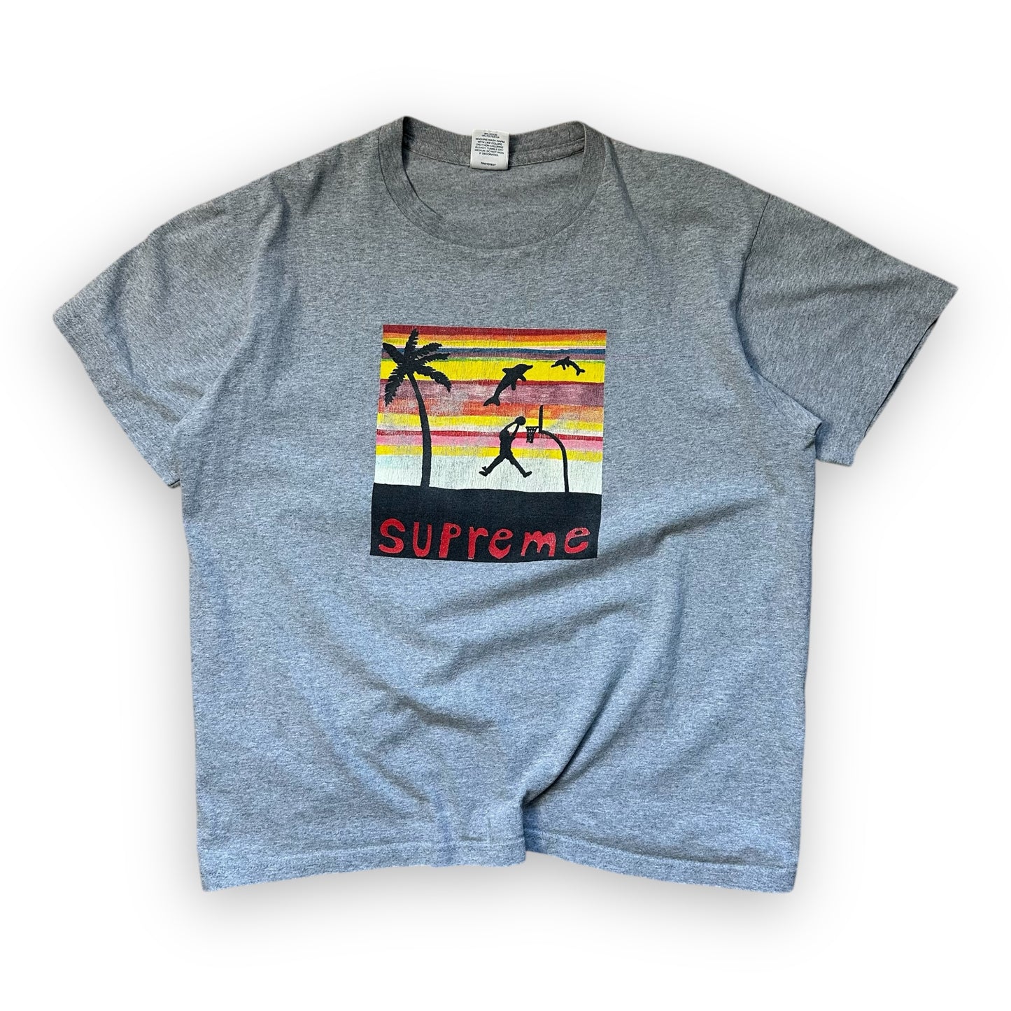 Tee Supreme Dunk Heather Grey SS21 (M)