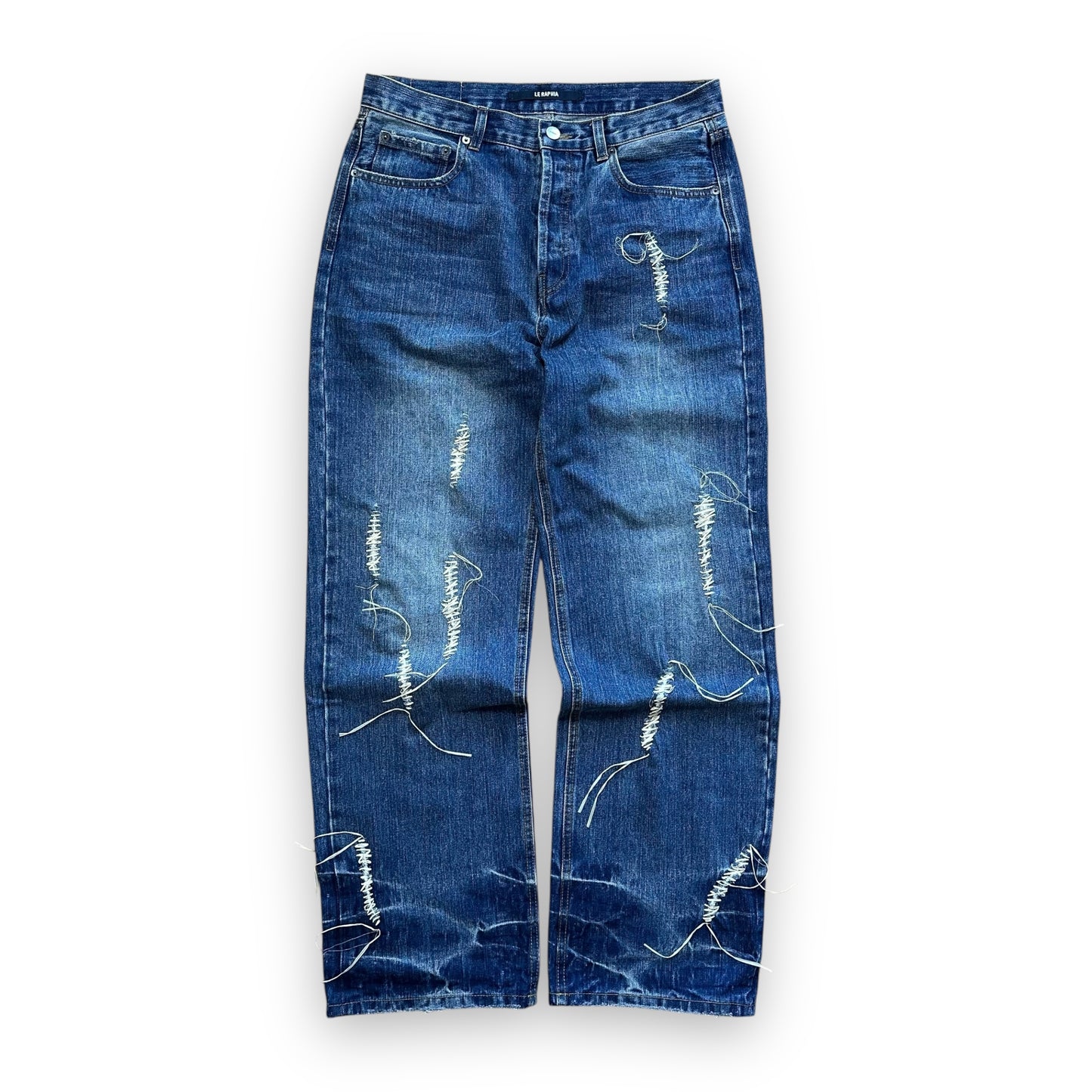 Jeans Jacquemus « Le Raphia » Destressed Ropes (M)